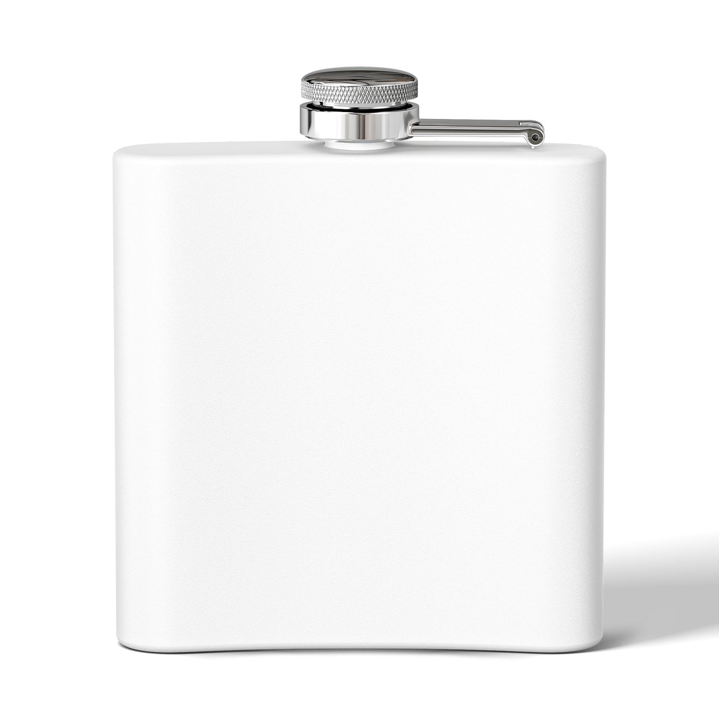 "Forged In The Flames" Stainless Steel Flask - 6oz Tattoo-Style Hip Flask