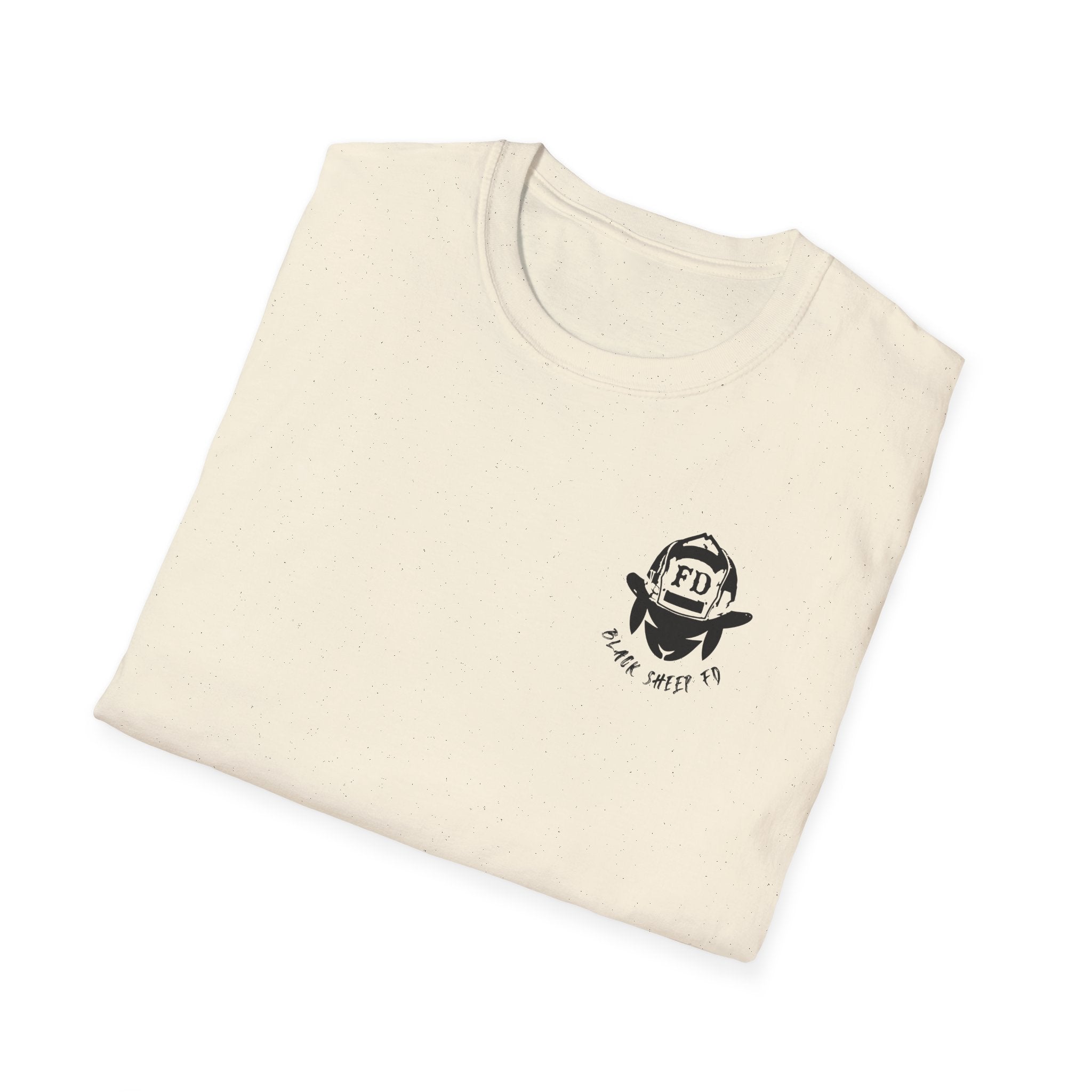 "Inside of Me Are Two Wolves," Firefighter Soft Style Tee Shirt