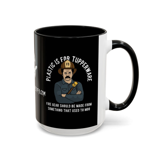 Black Sheep "Plastic Is For Tupperware" Premo Artwork Coffee Mug
