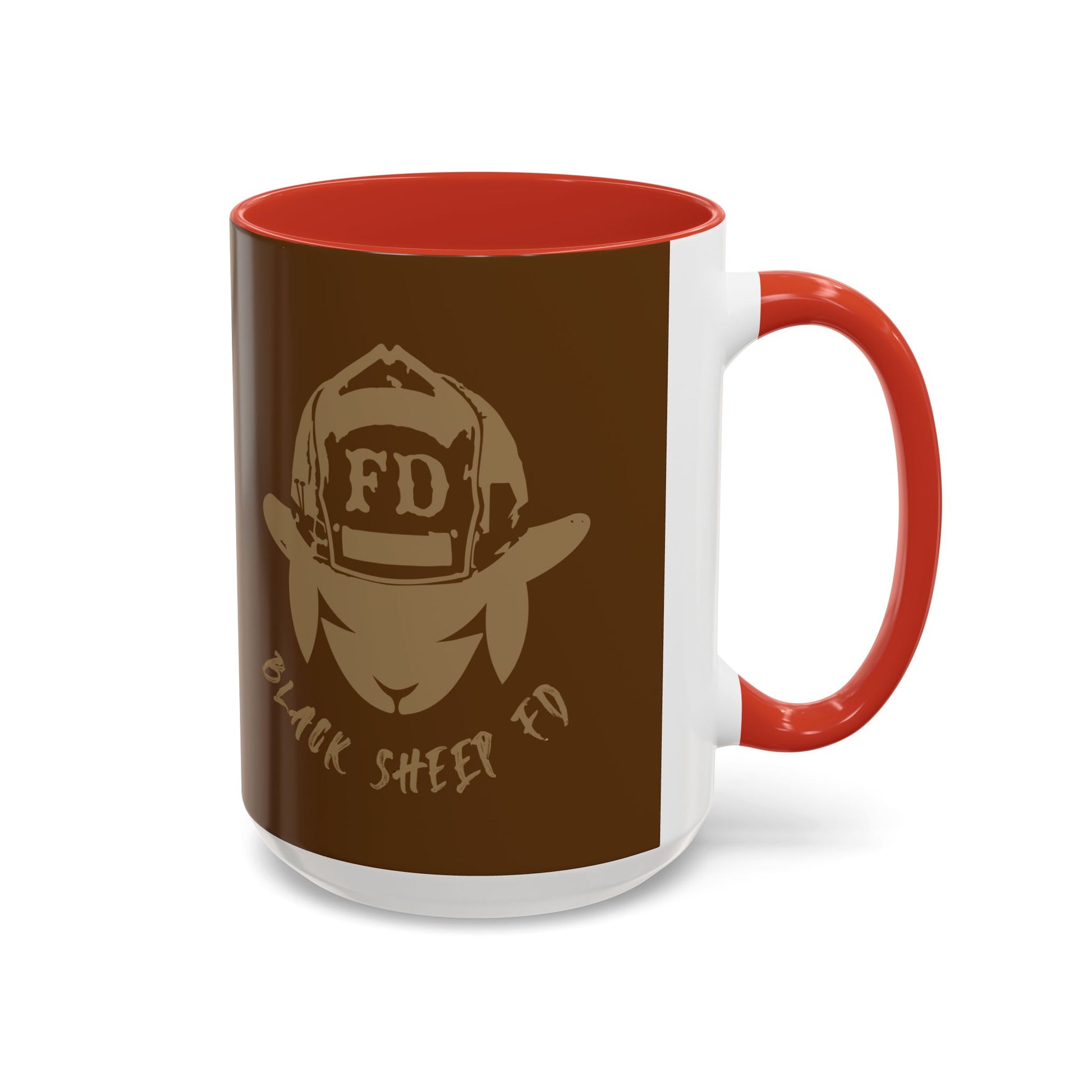 Black Sheep "Strike While The Irons Are Hot" Premo Artwork Coffee Mug (Brown/Black Accents)