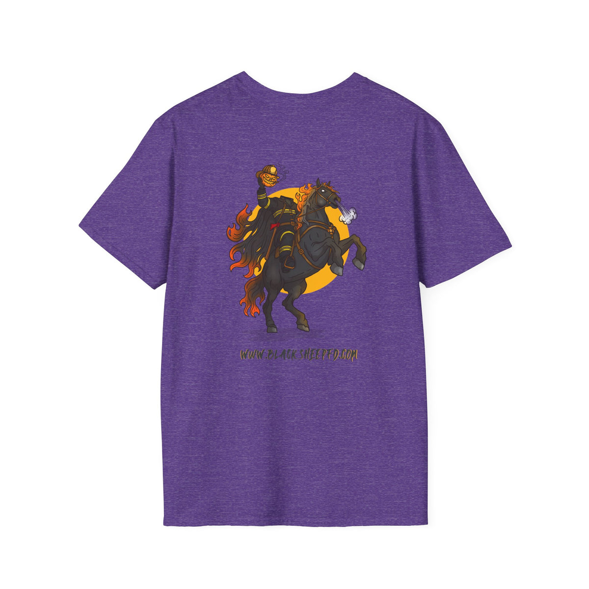 Headless Firefighter Horseman Soft-style Tee