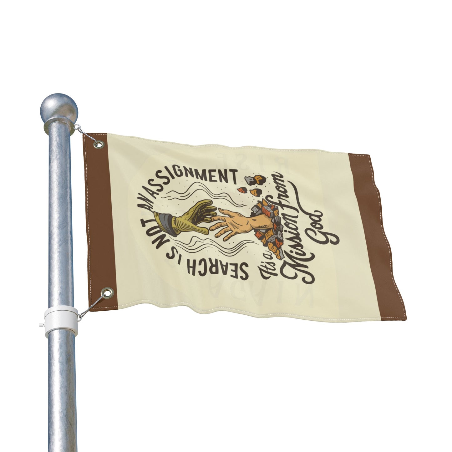 "More Than An Assignment" / "Rise & Rise Again" Two Sided Flag