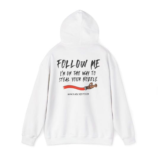 Follow Me Nozzle Steal - Black Sheep FD Hoodie