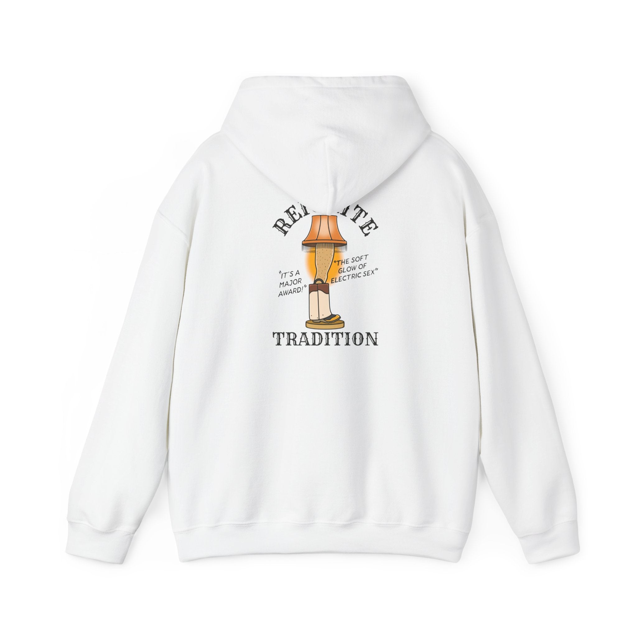 Retro Lamp Tradition Hoodie — "Reignite Tradition" Hoodie