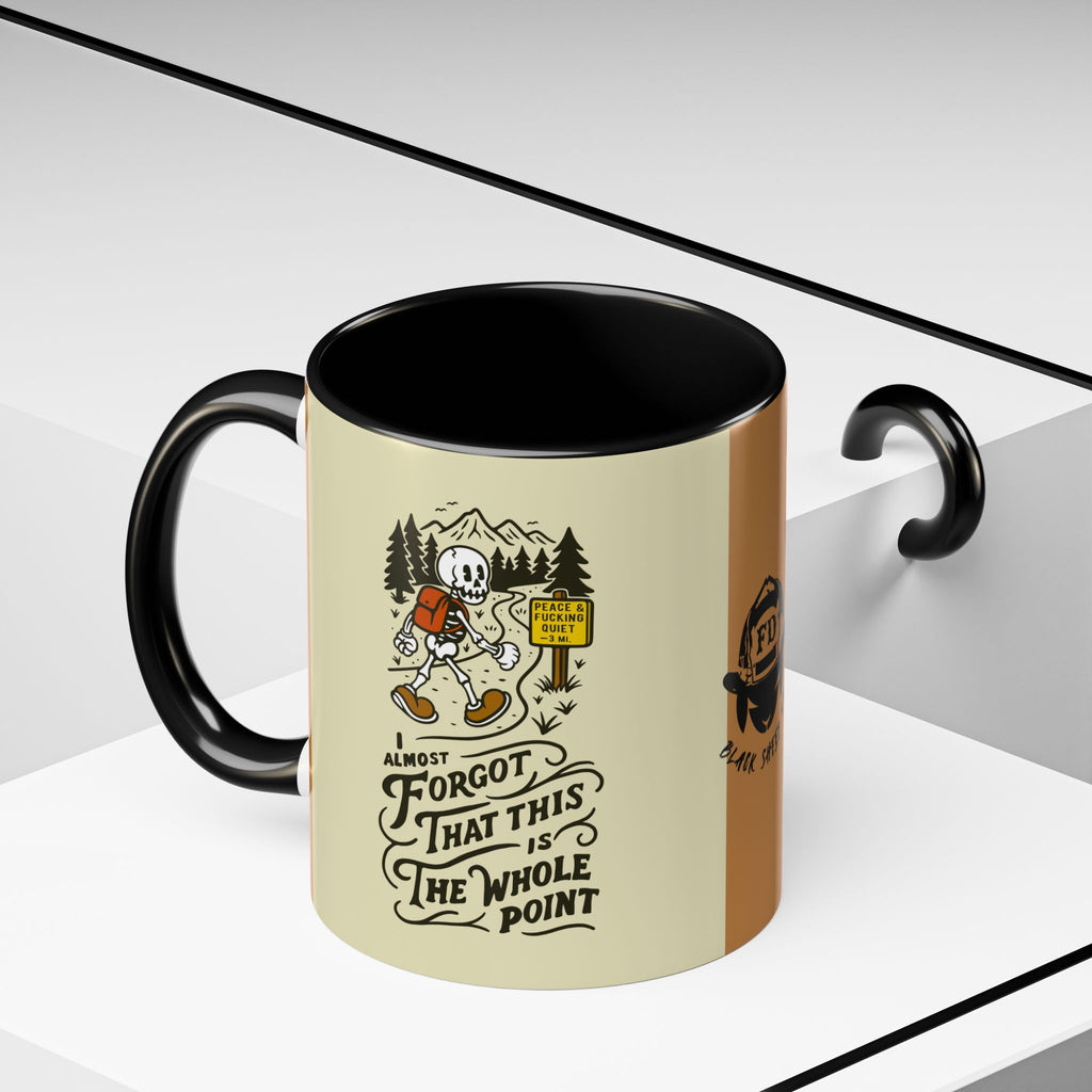Black Sheep "Peace & Quiet" Premo Artwork Coffee Mug (Brown/Black Accents)