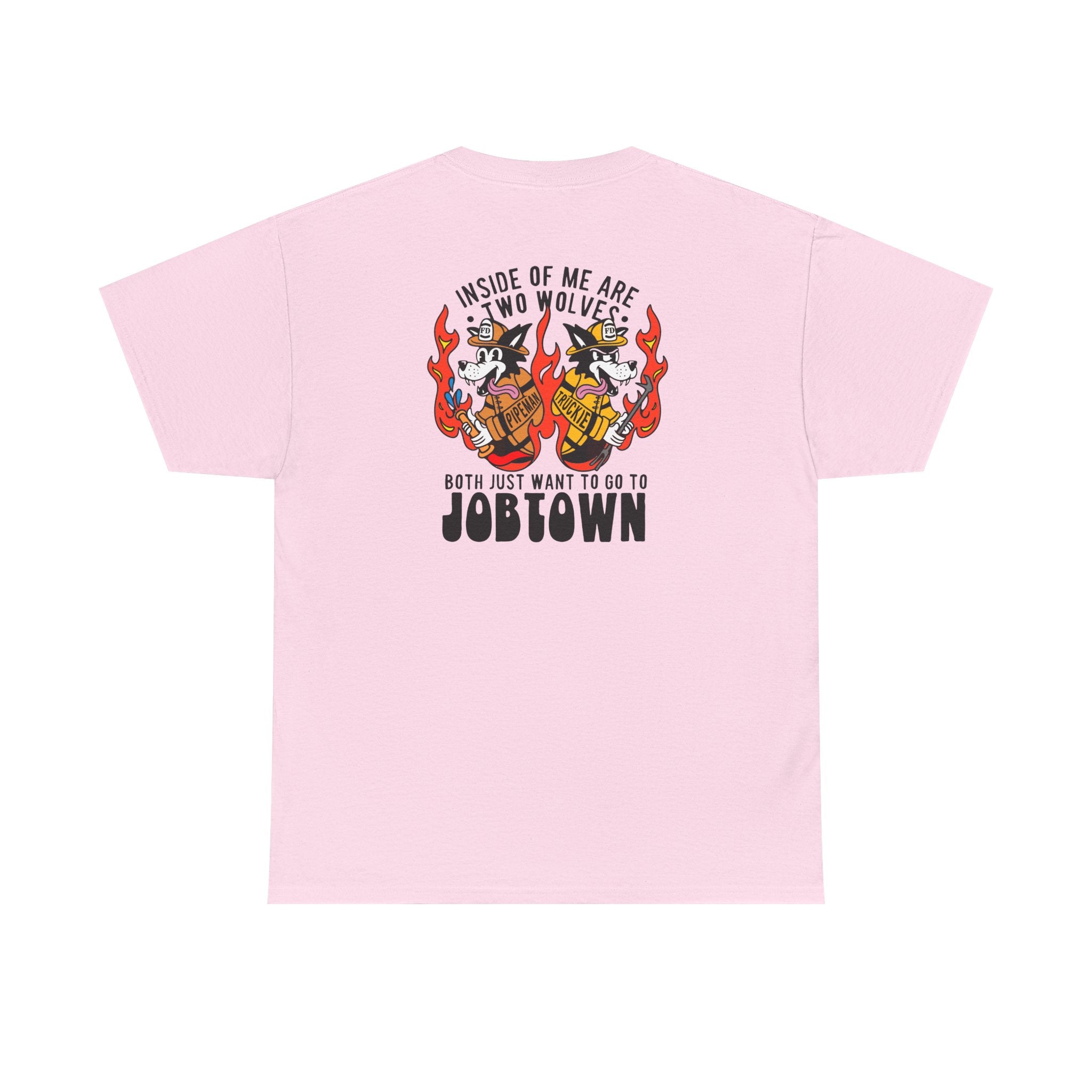 "Inside of Me Are Two Wolves" Heavy Cotton Style Tee