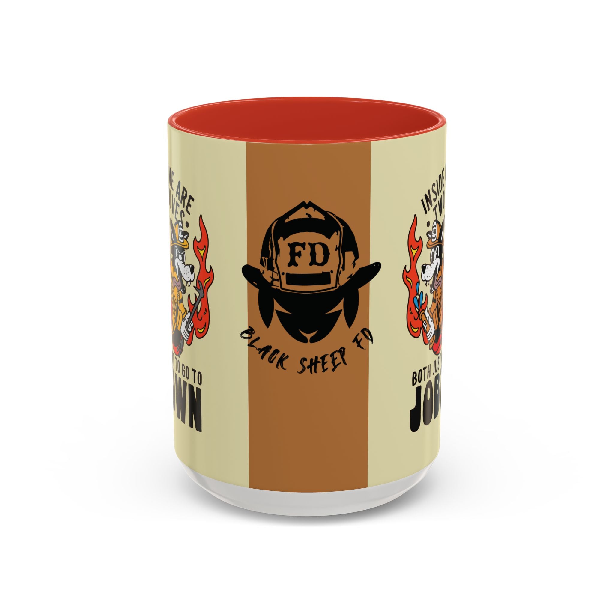 "My Two Wolves Just Want To Go To Job Town" Coffee Mug