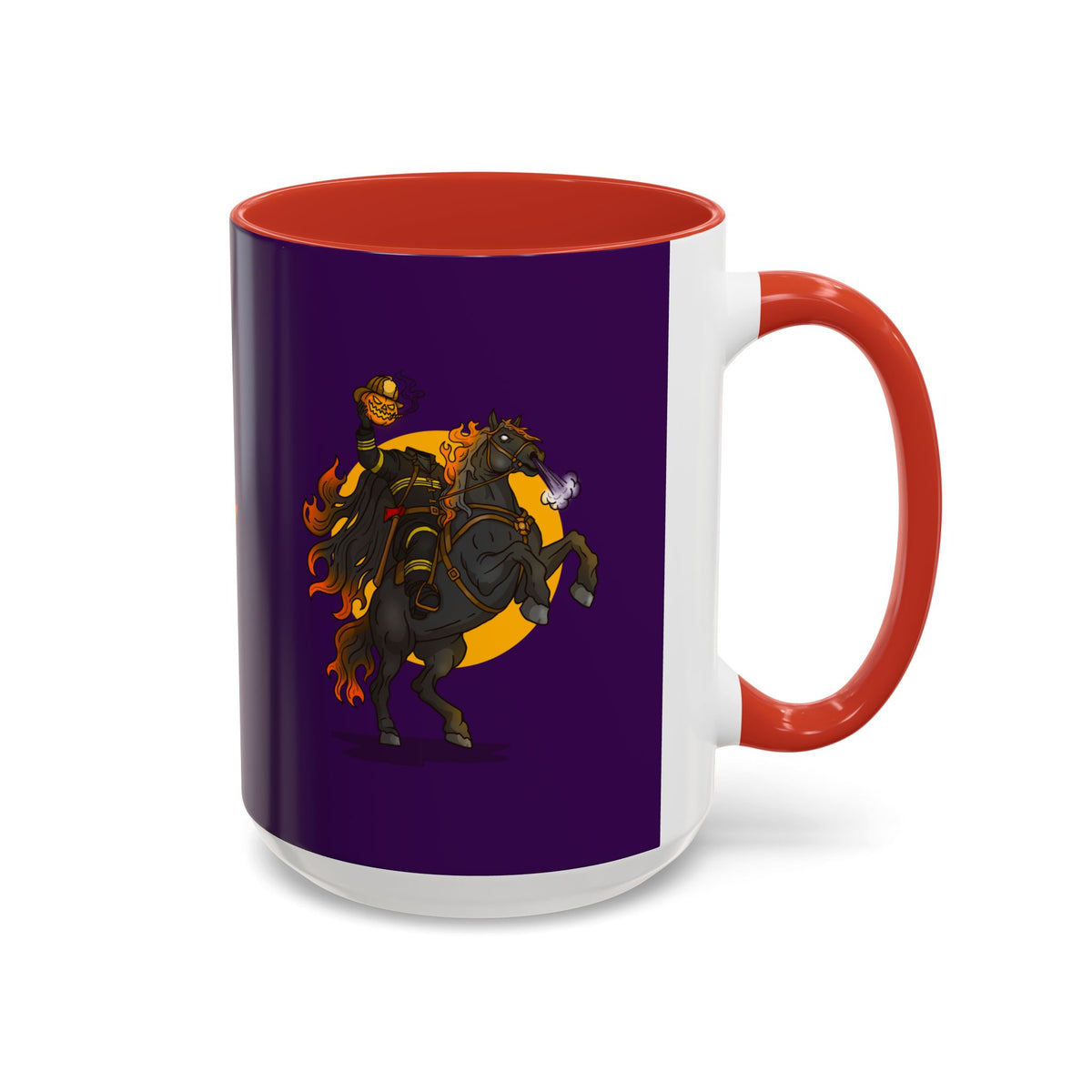 Headless Firefighter Horseman 15 oz Coffee Lover's Mug