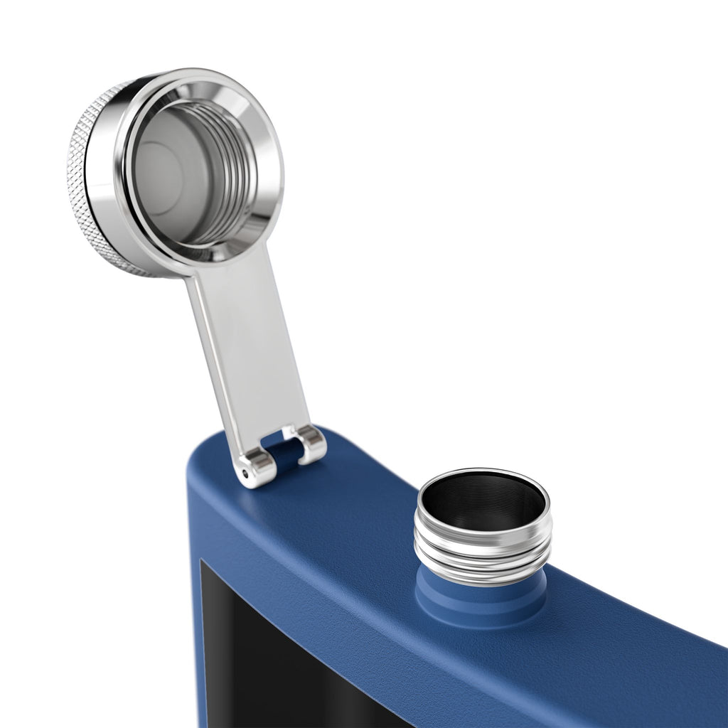 6oz Stainless Steel Flask — Black Sheep 'FTMP PTB' Knuckle Tattoo Design