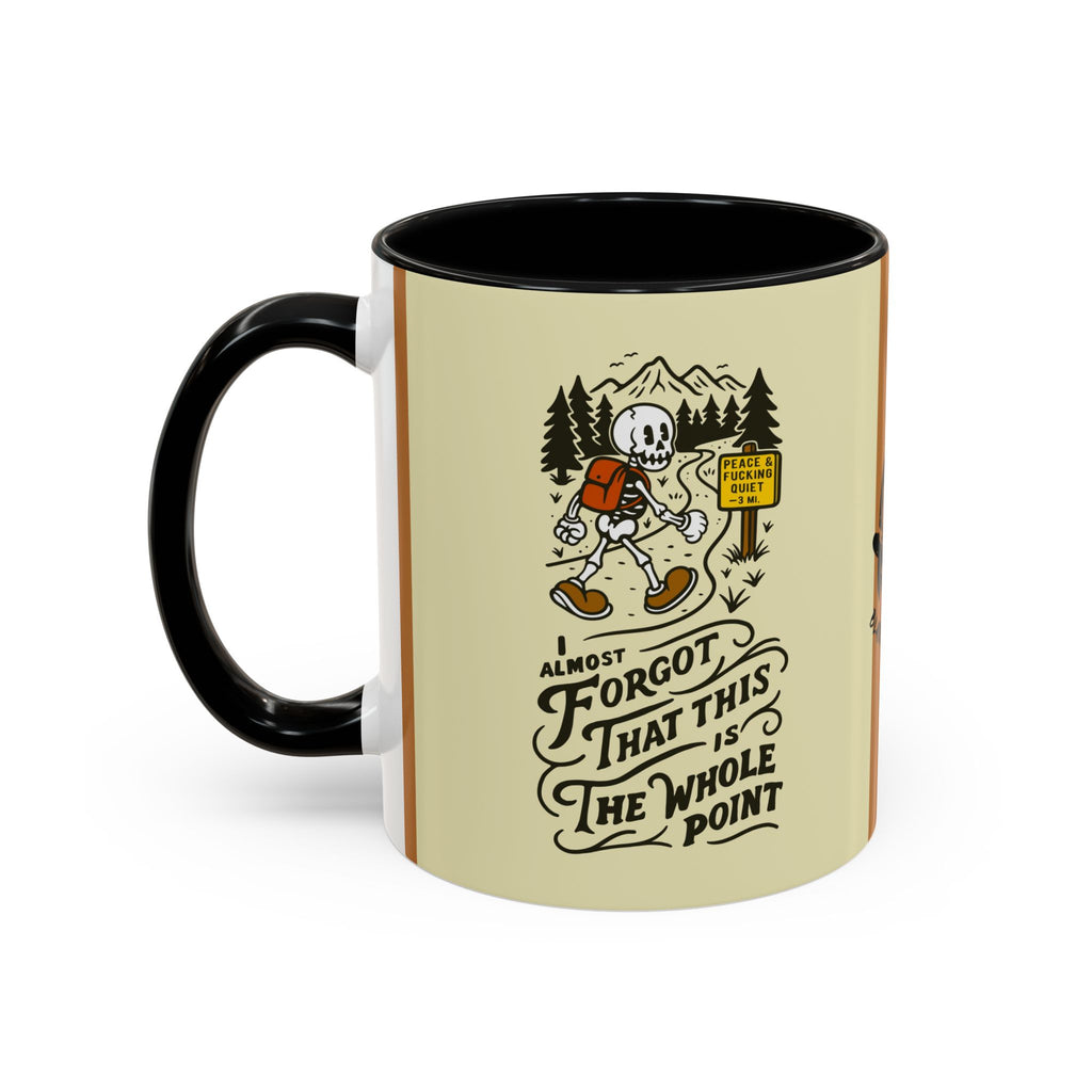 Black Sheep "Peace & Quiet" Premo Artwork Coffee Mug (Brown/Black Accents)
