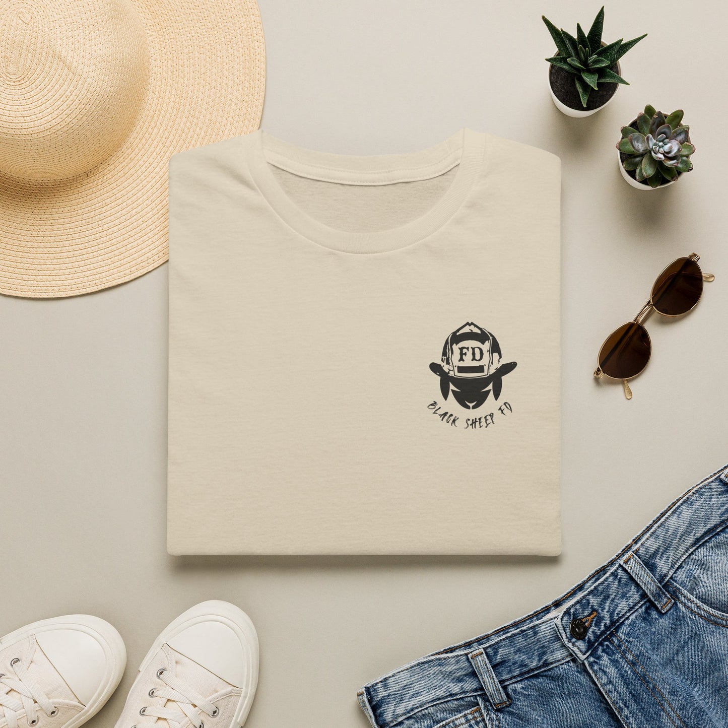 "Never Raw Dog The Hot Jobs" Firefighter T-Shirt