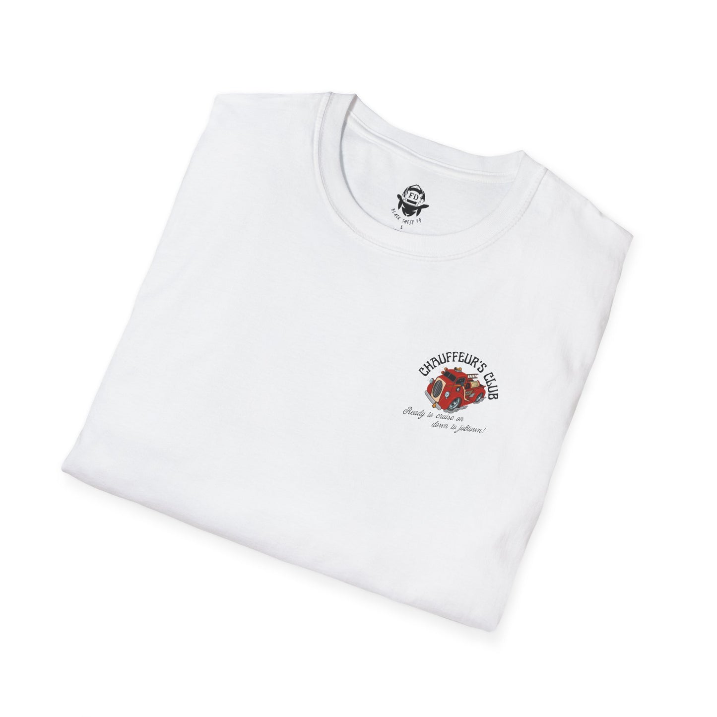 "All Gas, No Brakes" Firefighter Soft-style Vintage Rig Tee