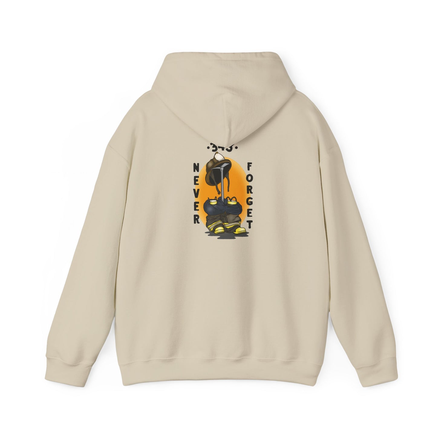 Never Forget Hoodie — Memorial 9/11 Pullover