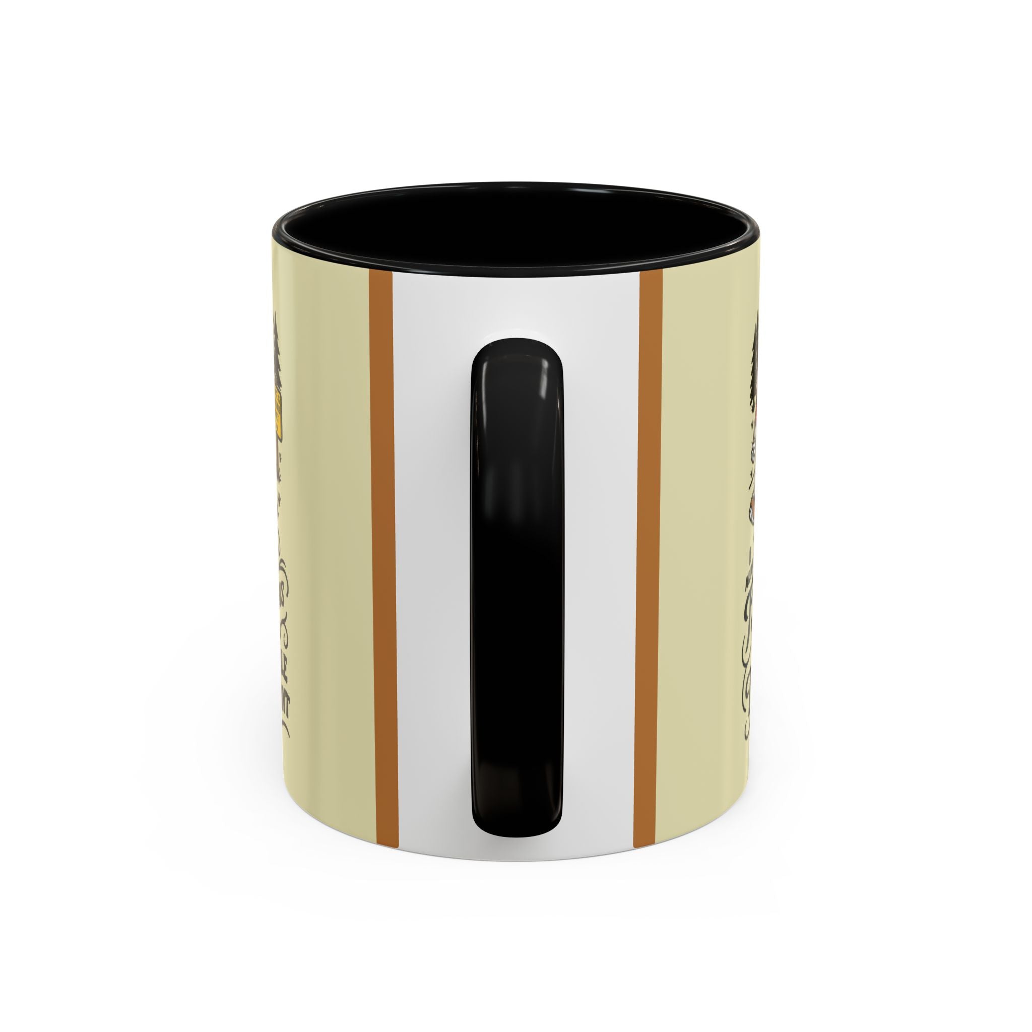 Black Sheep "Peace & Quiet" Premo Artwork Coffee Mug (Brown/Black Accents)