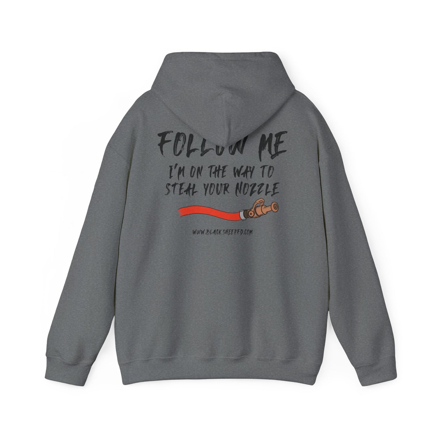 Follow Me Nozzle Steal - Black Sheep FD Hoodie