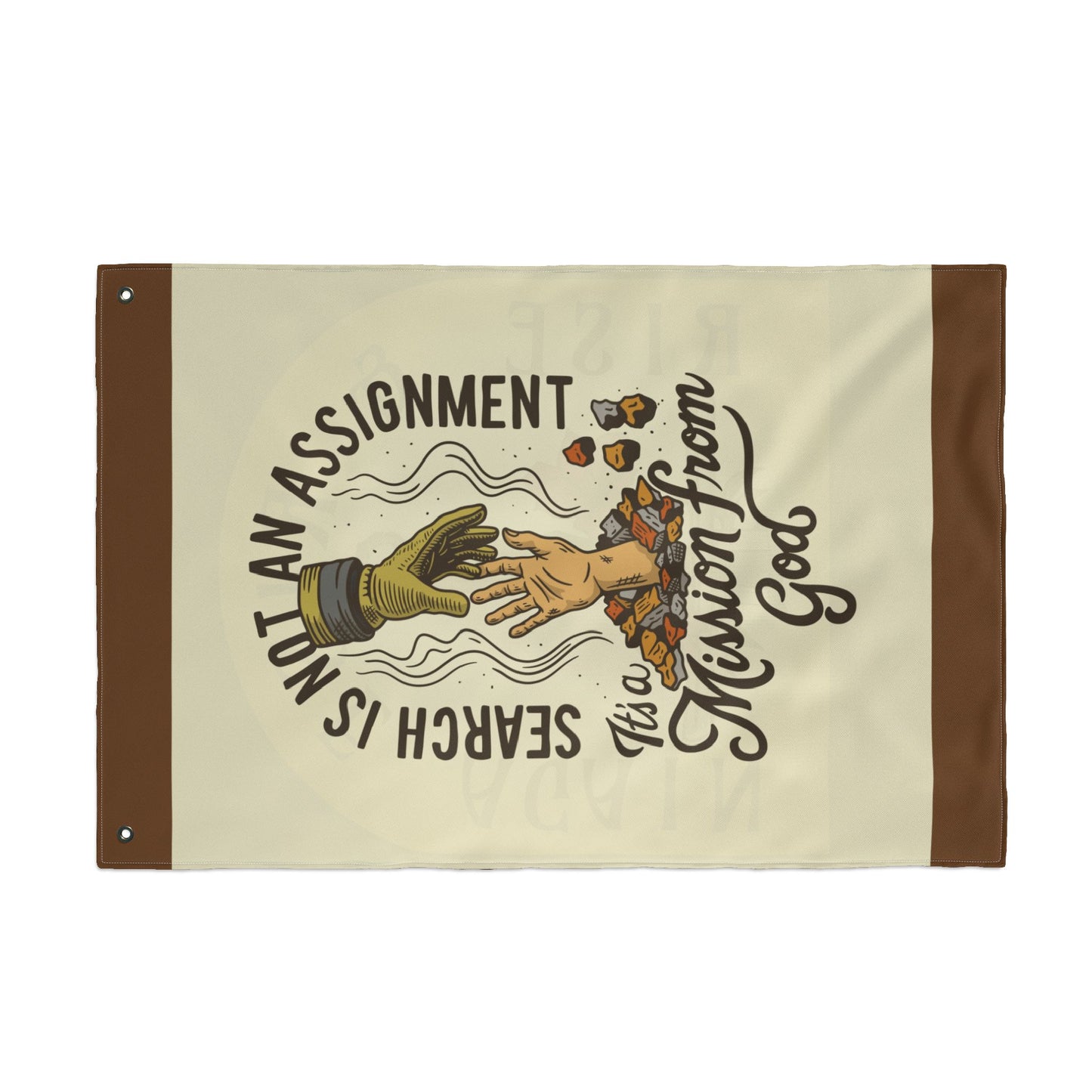 "More Than An Assignment" / "Rise & Rise Again" Two Sided Flag