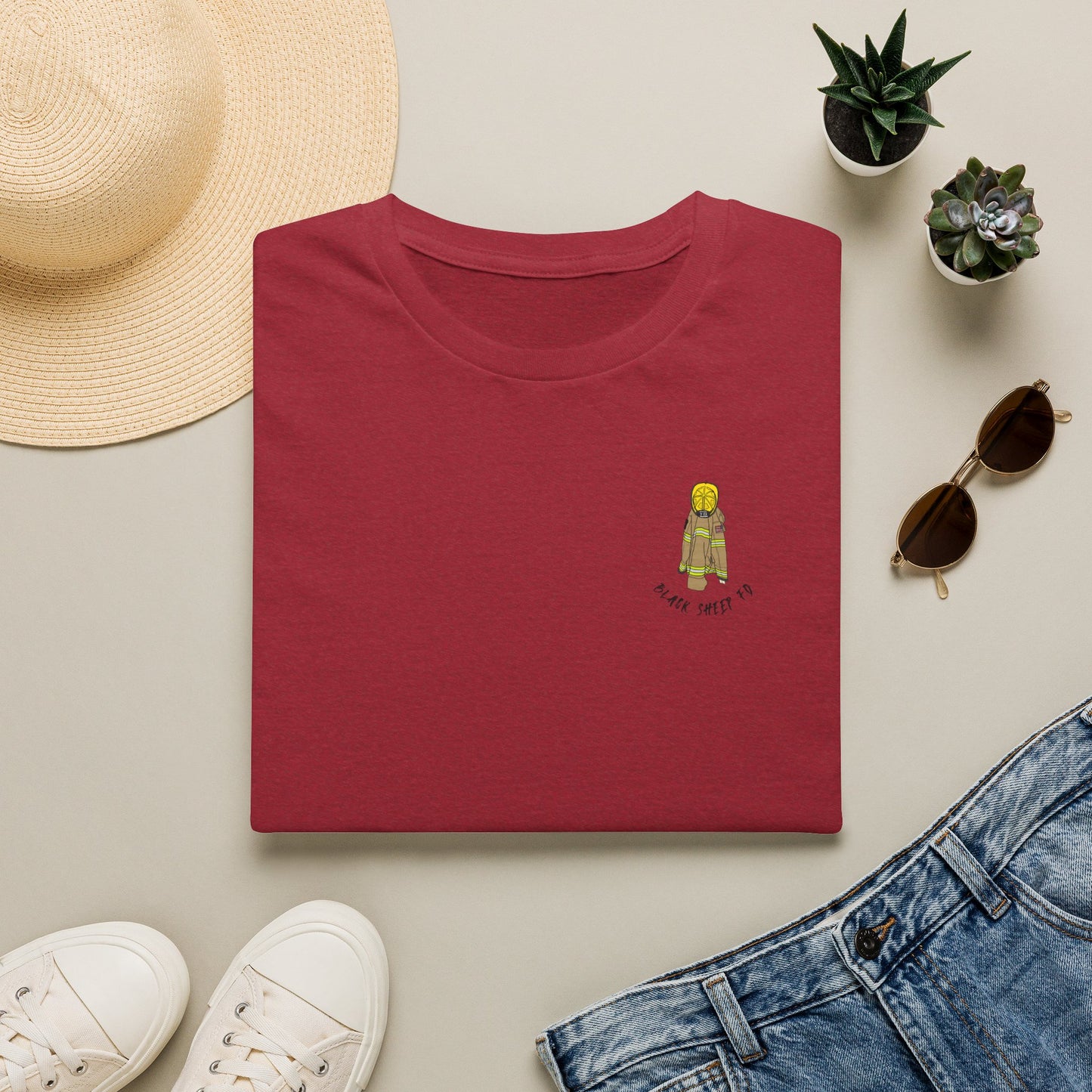 Bold Retired Fireman - Old Tired Man Graphic Tee