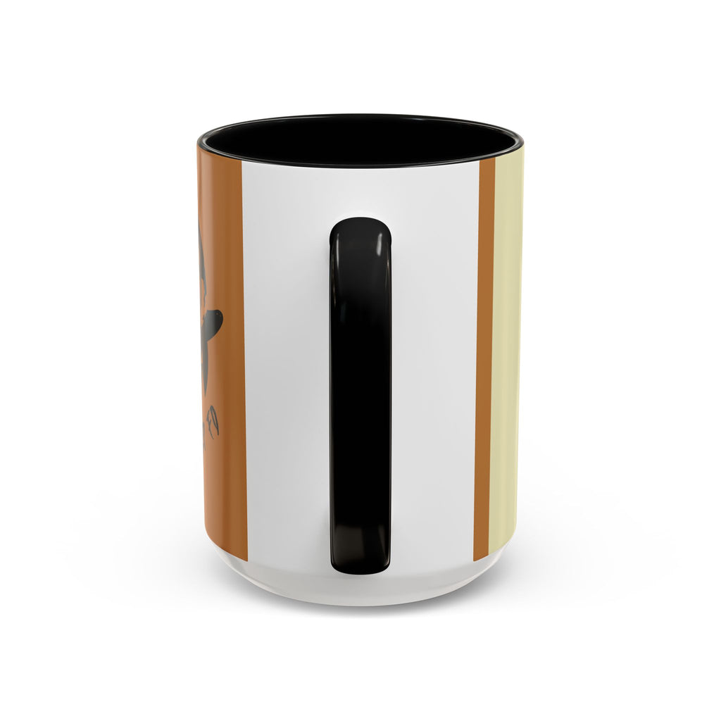 Black Sheep "Peace & Quiet" Premo Artwork Coffee Mug (Brown/Black Accents)