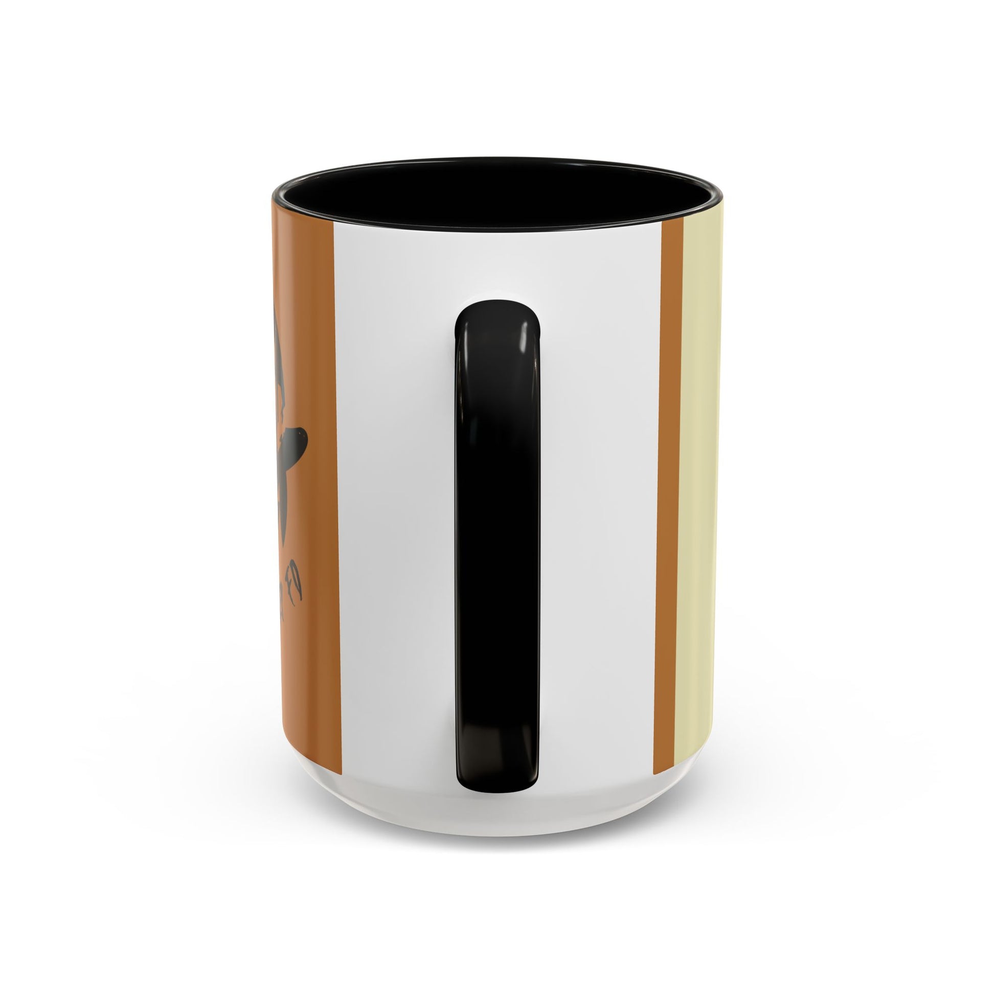 Black Sheep "Peace & Quiet" Premo Artwork Coffee Mug (Brown/Black Accents)