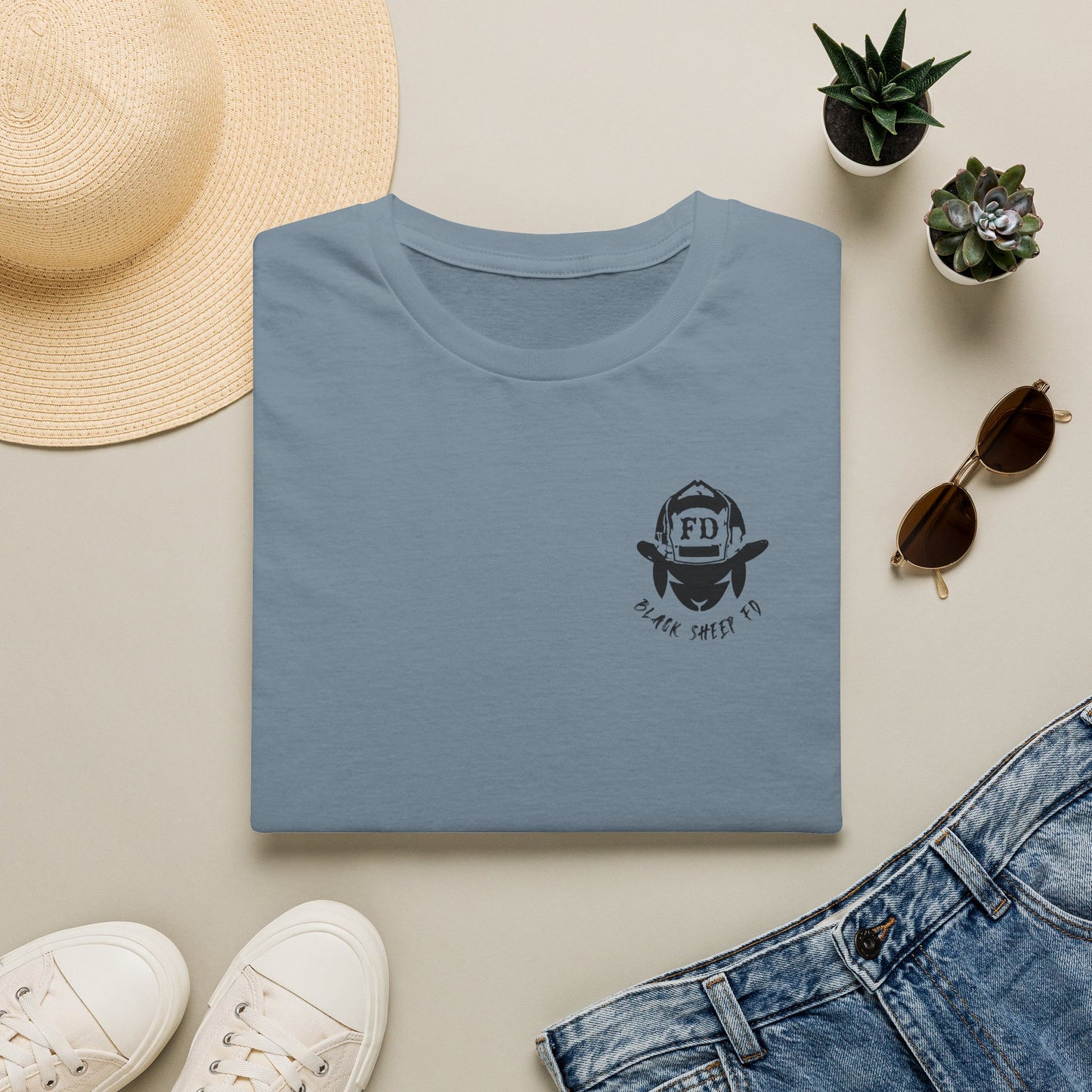 "Inside of Me Are Two Wolves," Firefighter Soft Style Tee Shirt