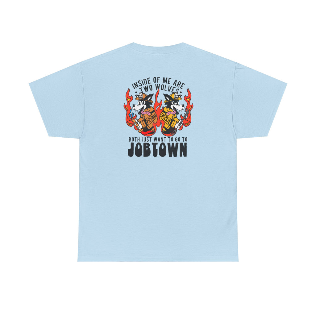 "Inside of Me Are Two Wolves" Heavy Cotton Style Tee