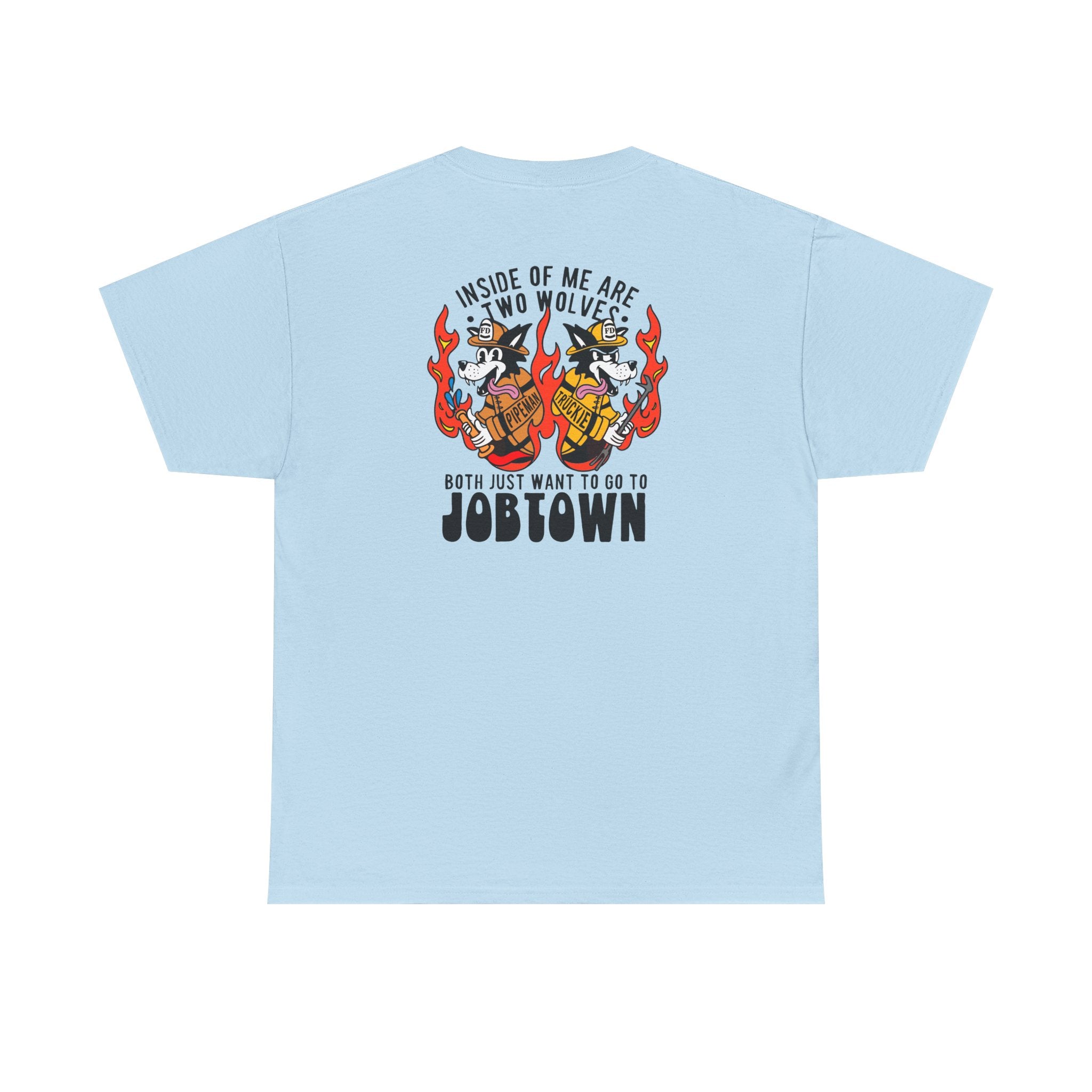 "Inside of Me Are Two Wolves" Heavy Cotton Style Tee