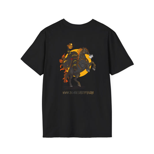 Headless Firefighter Horseman Soft-style Tee