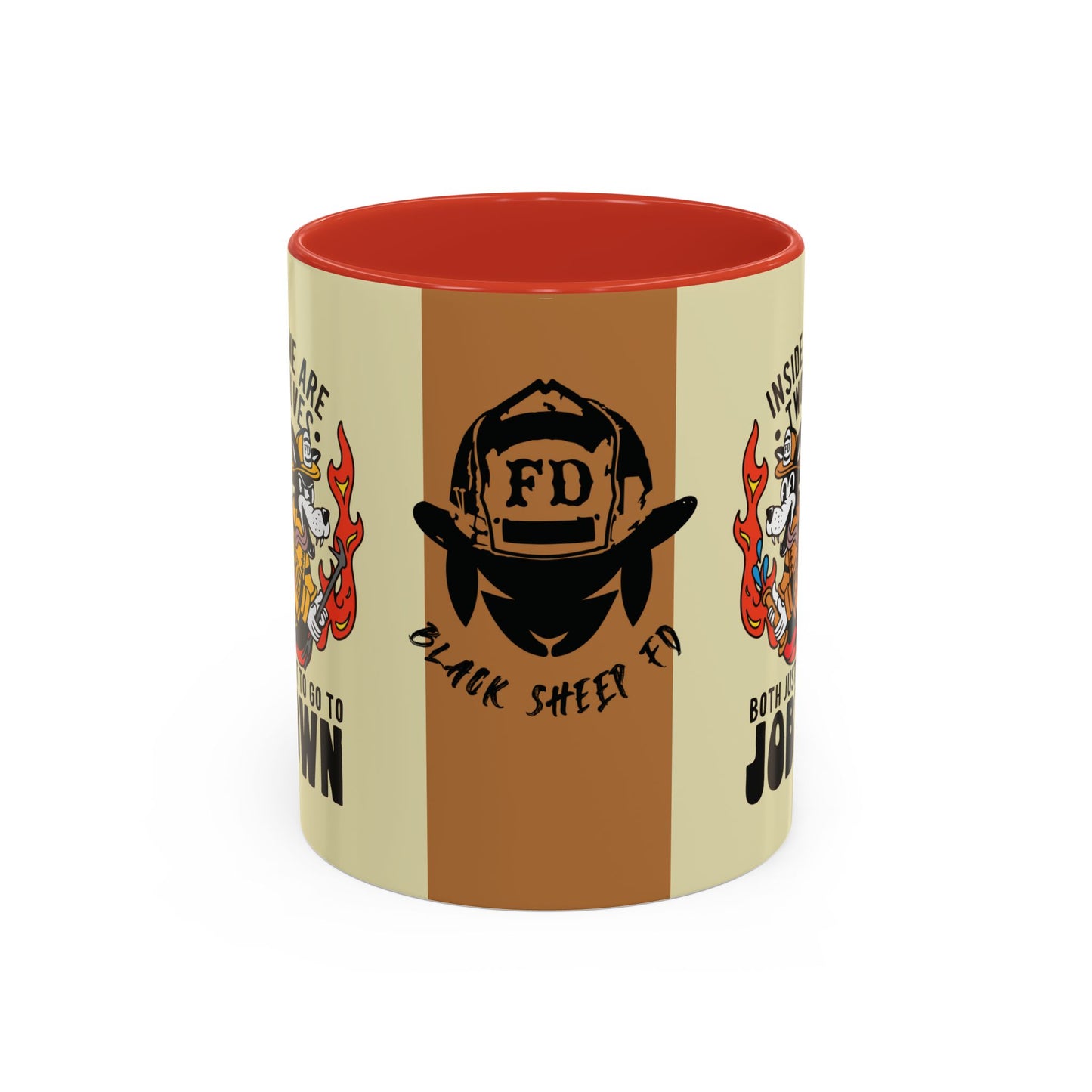 "My Two Wolves Just Want To Go To Job Town" Coffee Mug