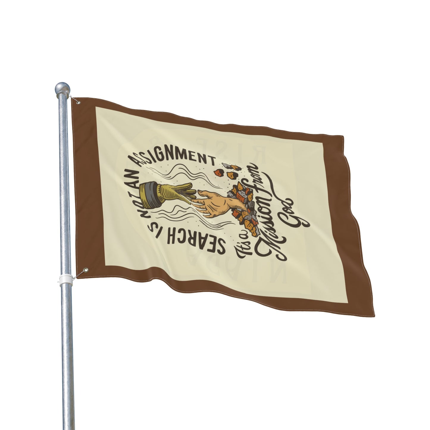 "More Than An Assignment" / "Rise & Rise Again" Two Sided Flag