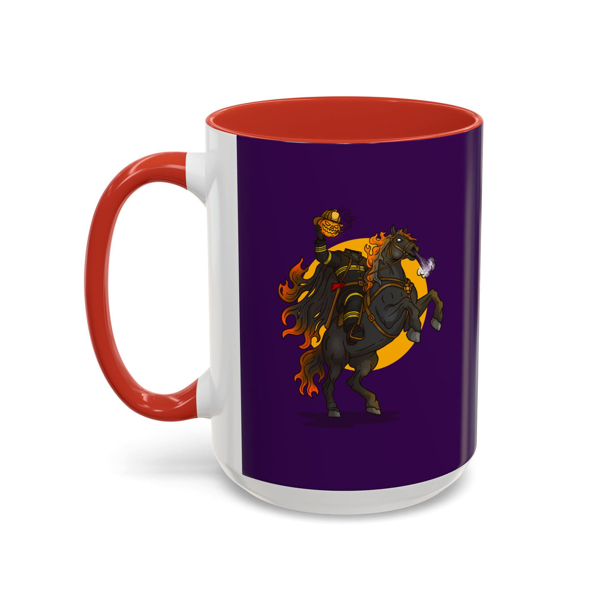 Headless Firefighter Horseman 15 oz Coffee Lover's Mug