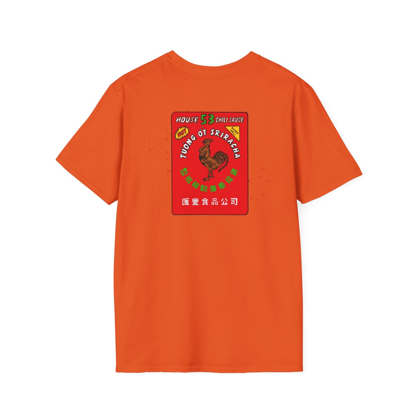 Black Sheep "House 53 Sriracha Hot Sauce" Soft Style Tee