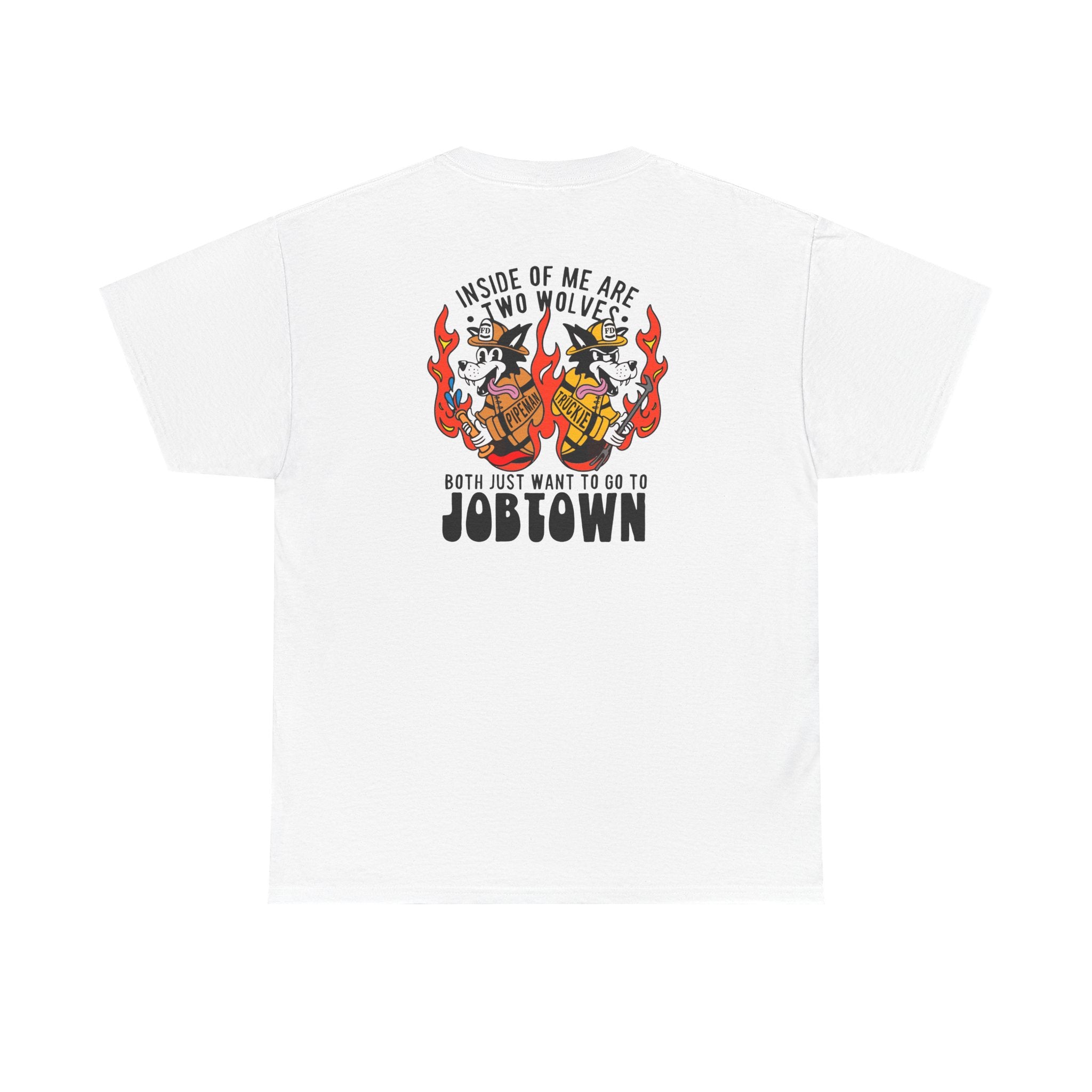 "Inside of Me Are Two Wolves" Heavy Cotton Style Tee