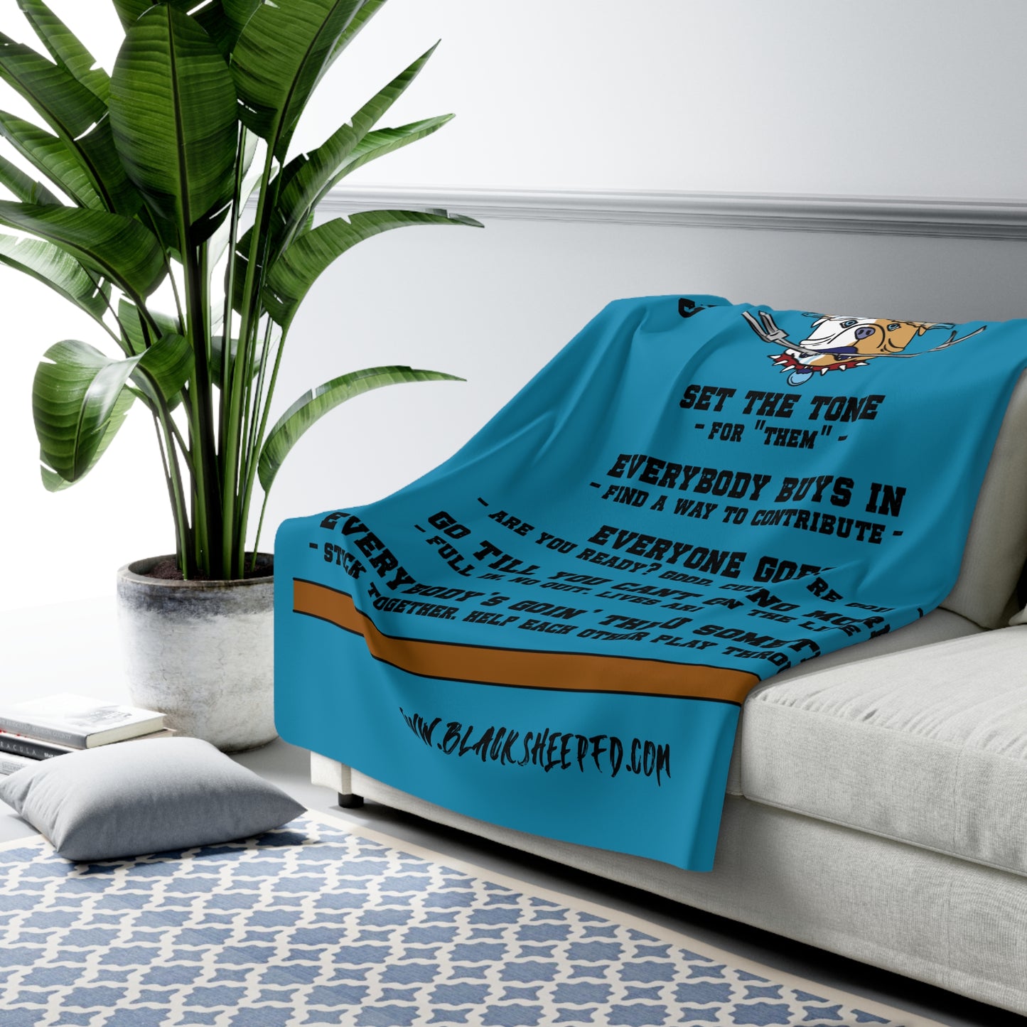 Sudbury FD Sherpa Blanket