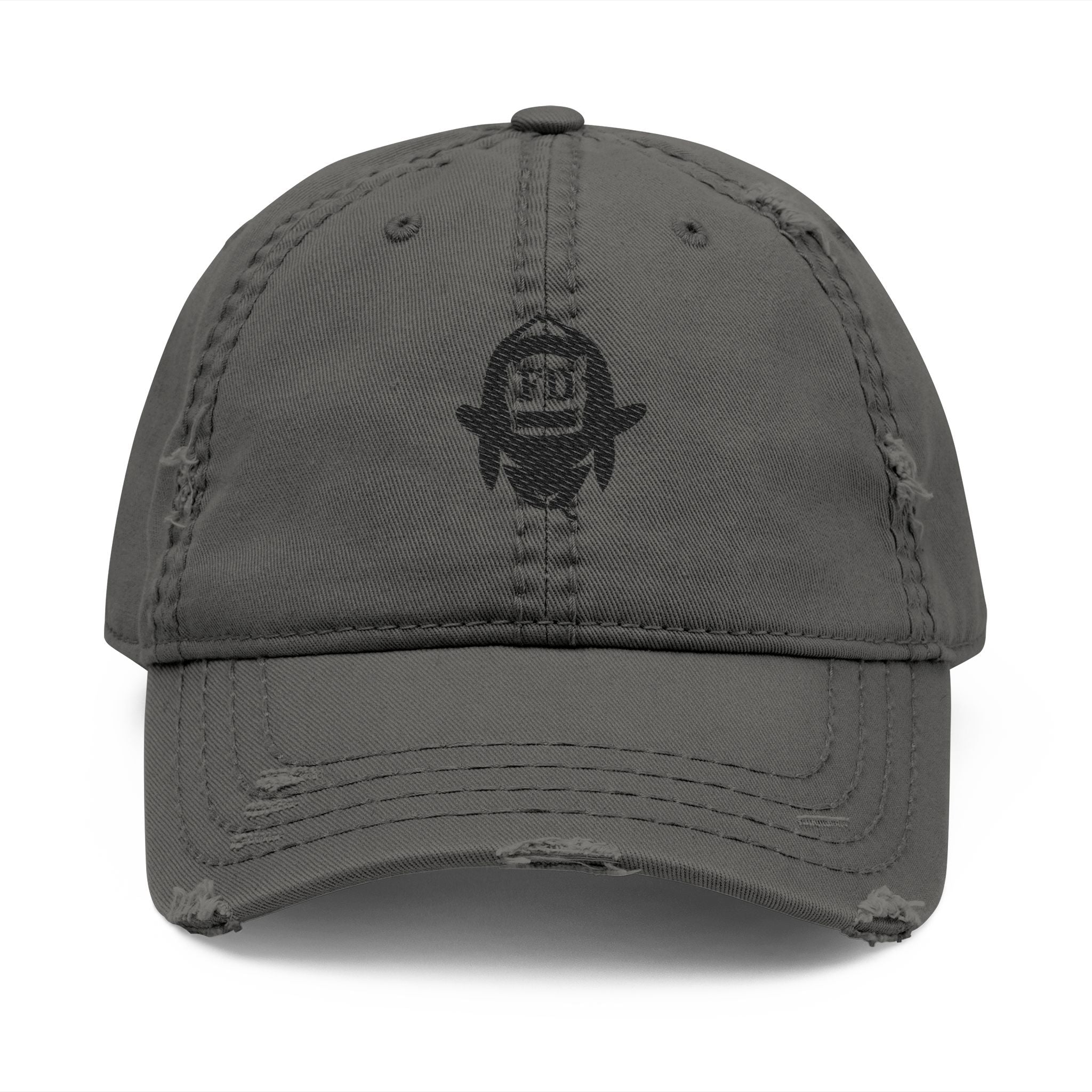 Black Sheep Distressed Hat (Embroidered)