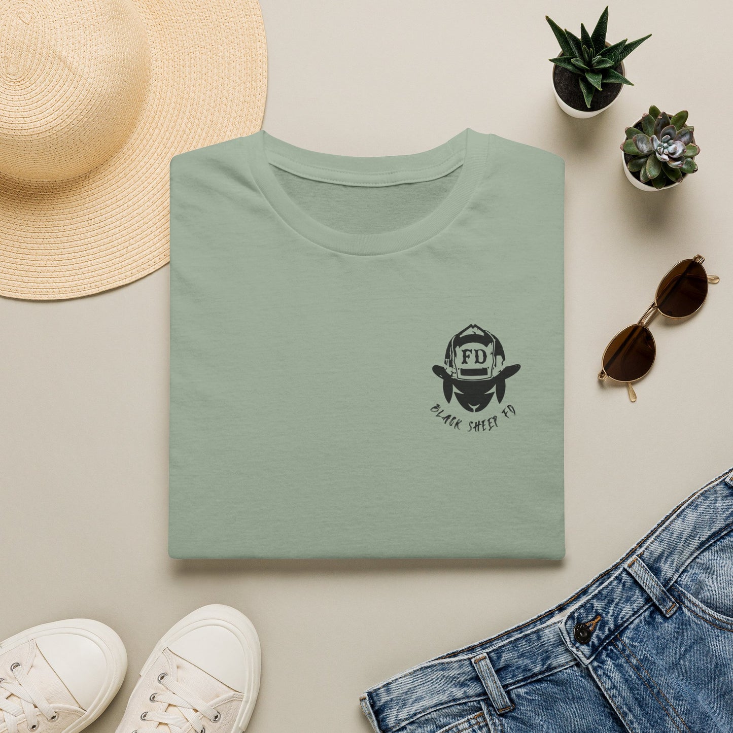 "Never Raw Dog The Hot Jobs" Firefighter T-Shirt