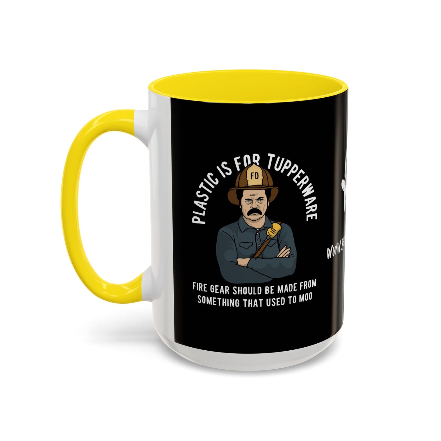 Black Sheep "Plastic Is For Tupperware" Premo Artwork Coffee Mug