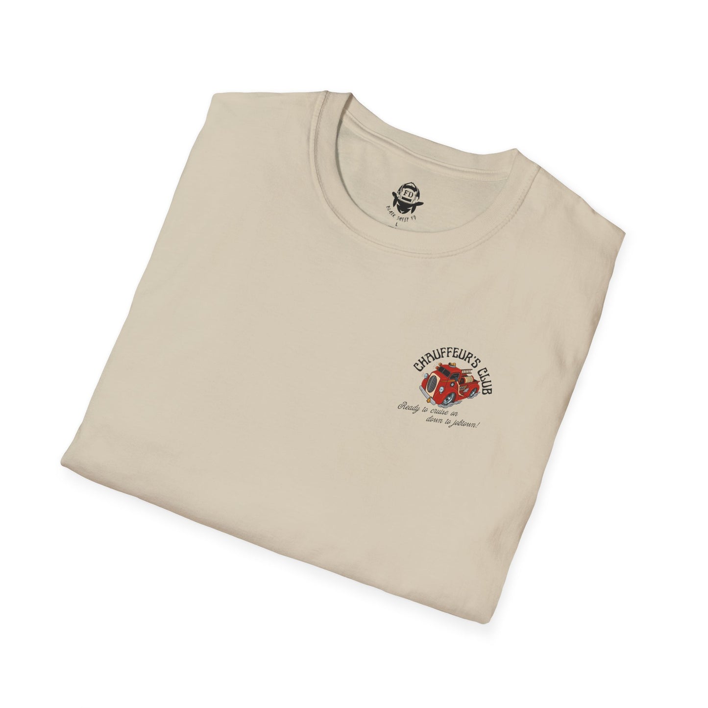 "All Gas, No Brakes" Firefighter Soft-style Vintage Rig Tee