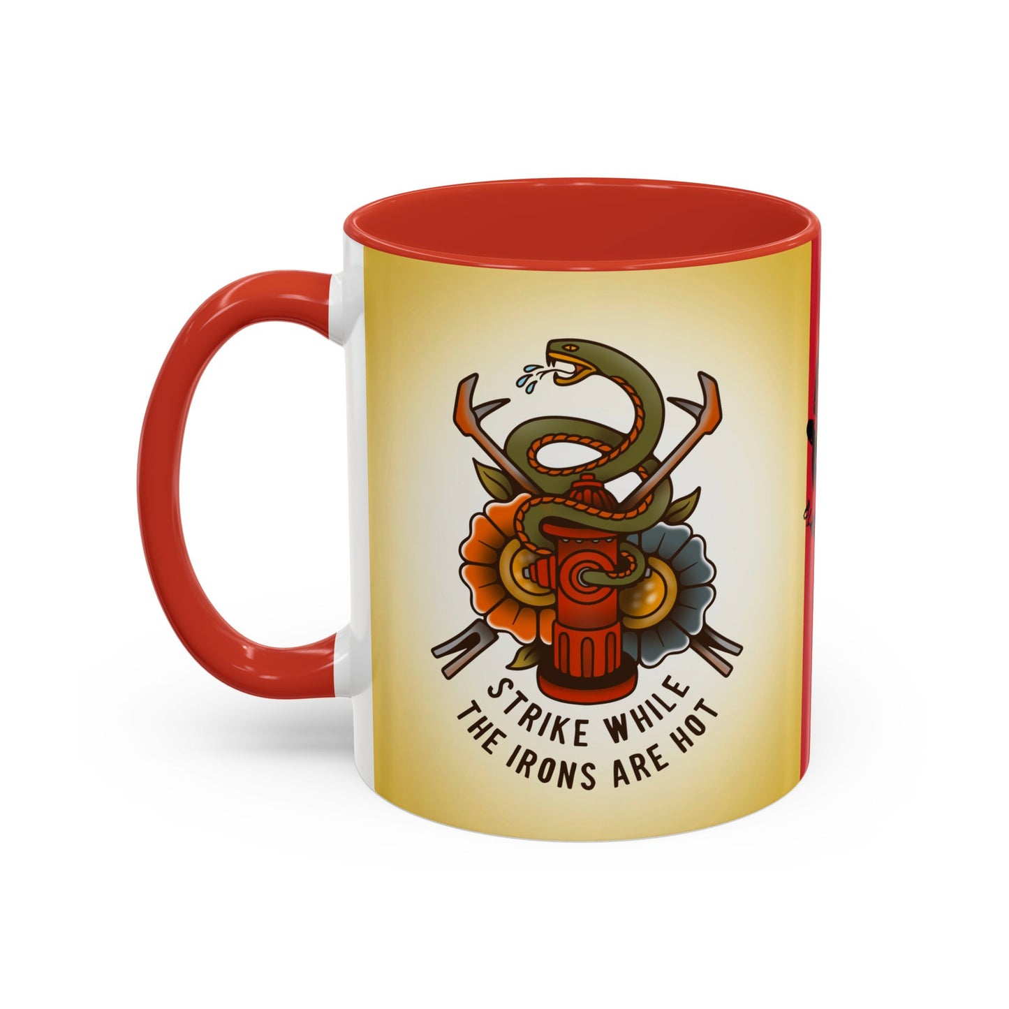 Black Sheep "Strike While The Irons Are Hot" Premo Artwork Coffee Mug (Brown/Black Accents)