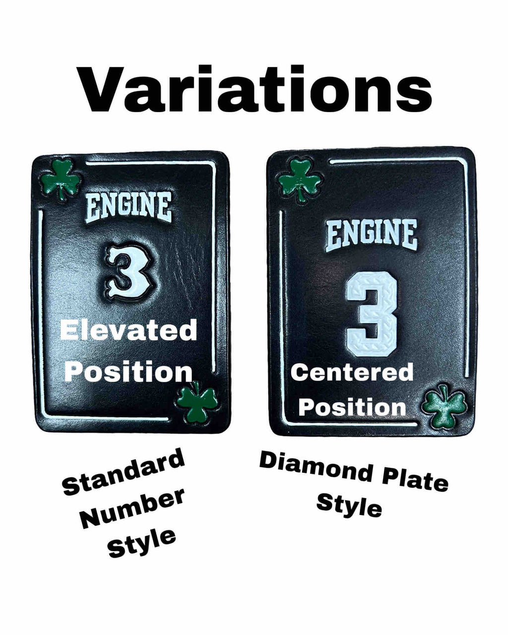 Custom Rig / Station Numbered Helmet Card