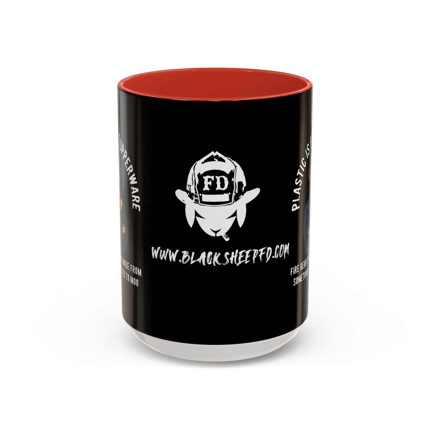 Black Sheep "Plastic Is For Tupperware" Premo Artwork Coffee Mug