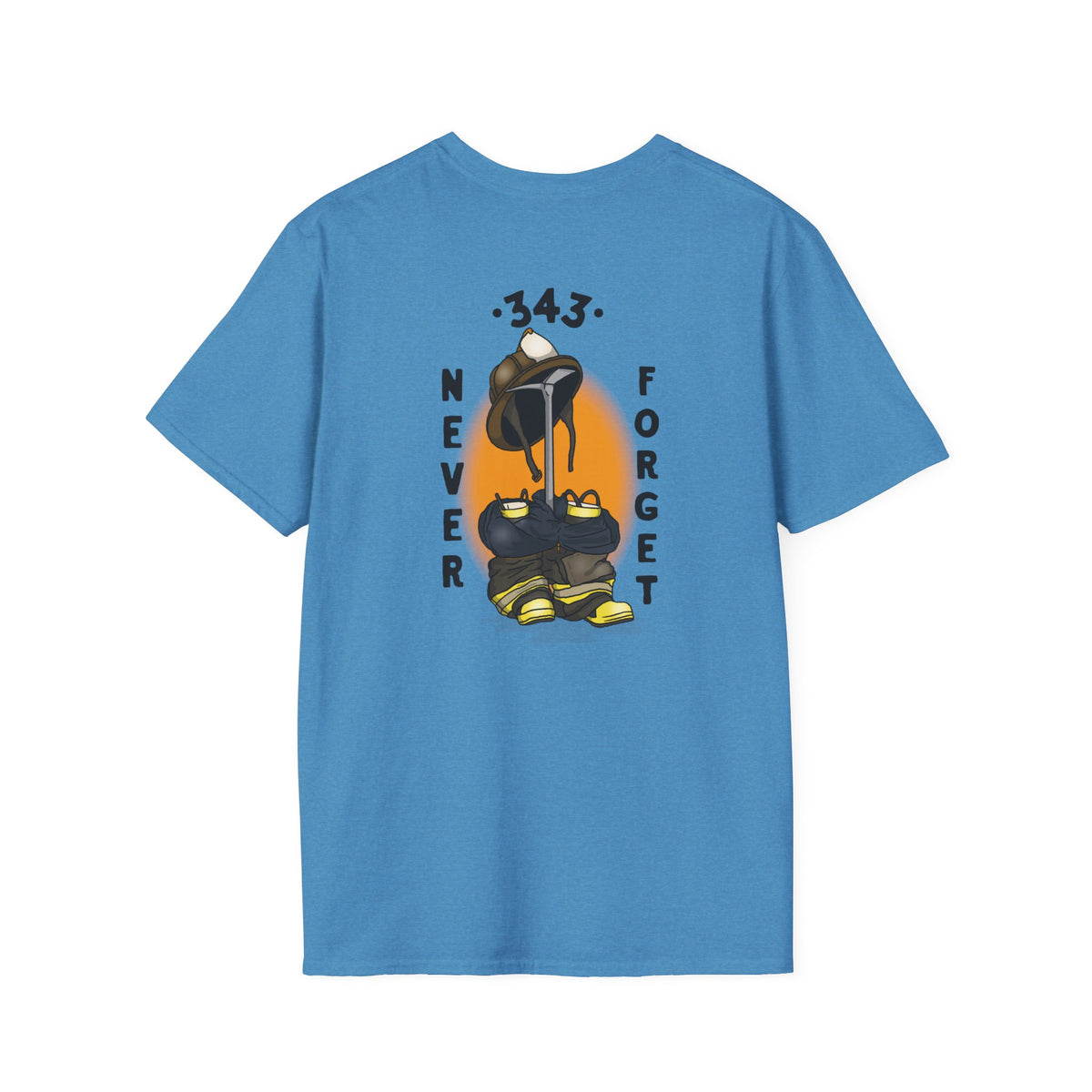 343 Never Forget Memorial Graphic Tee