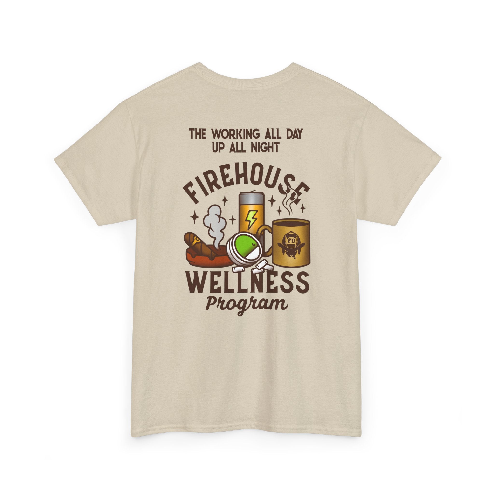 Black Sheep "Firehouse Wellness Program" Heavy Cotton Tee