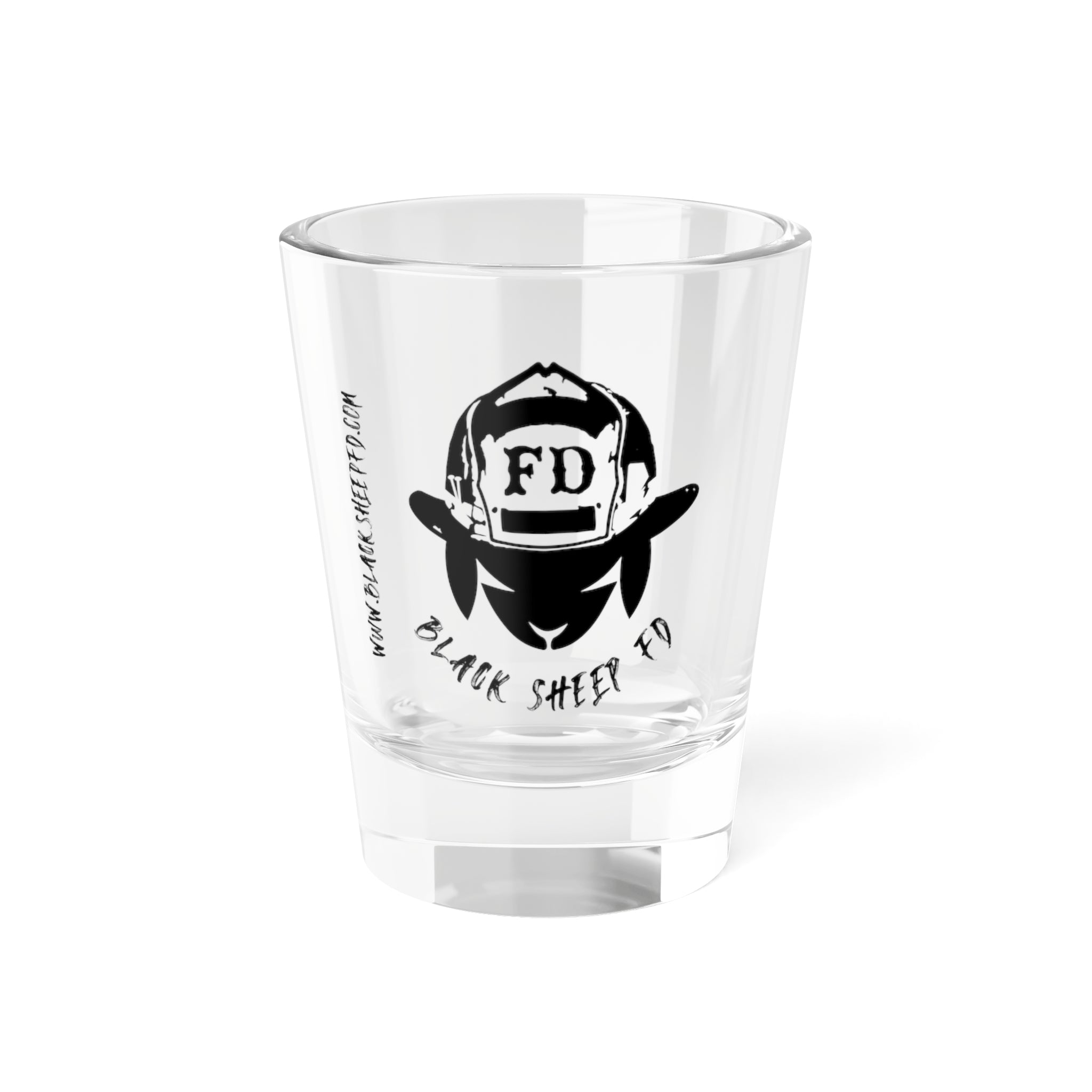 "Black Sheep FD" 1.5oz Firefighter Shot Glass - "