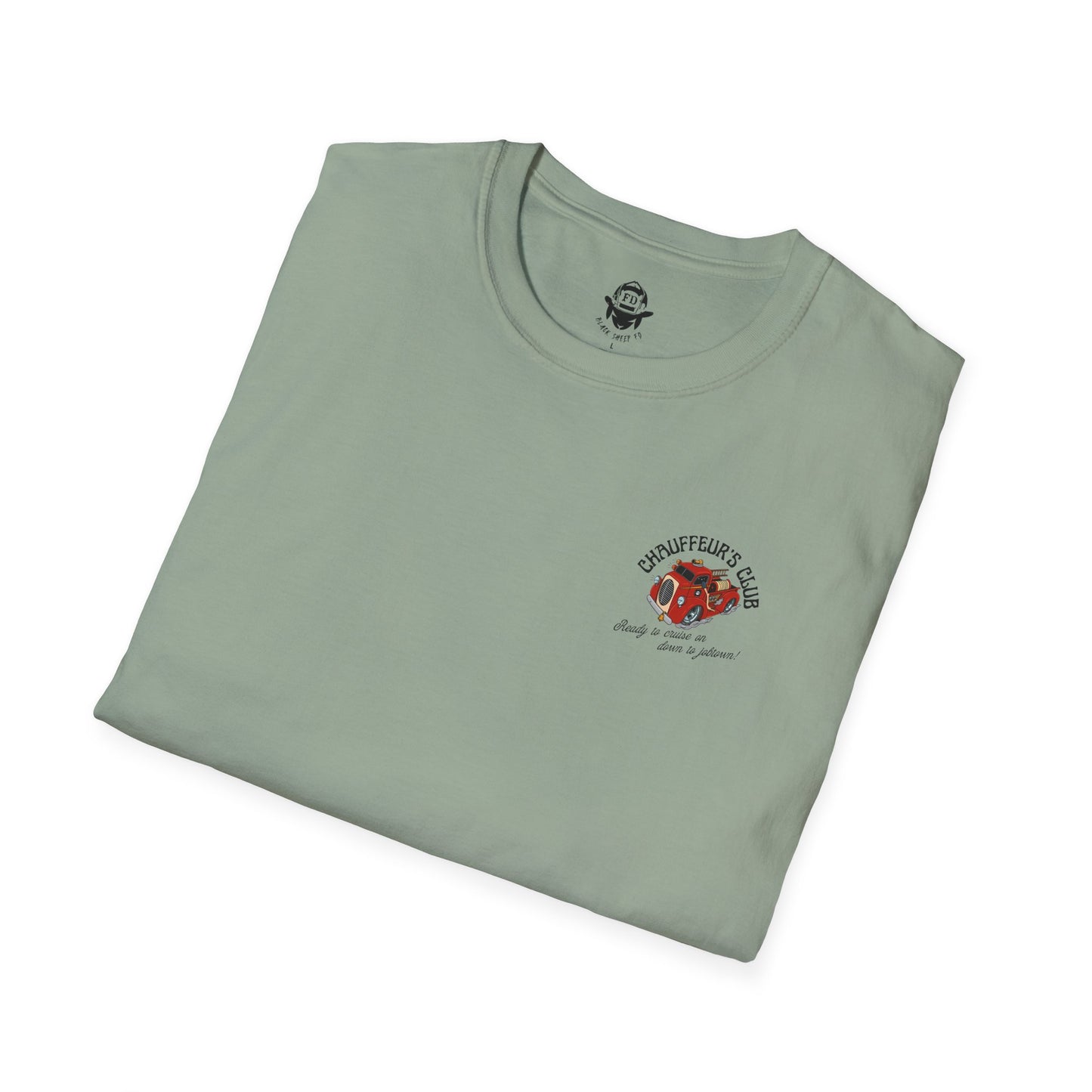 "All Gas, No Brakes" Firefighter Soft-style Vintage Rig Tee