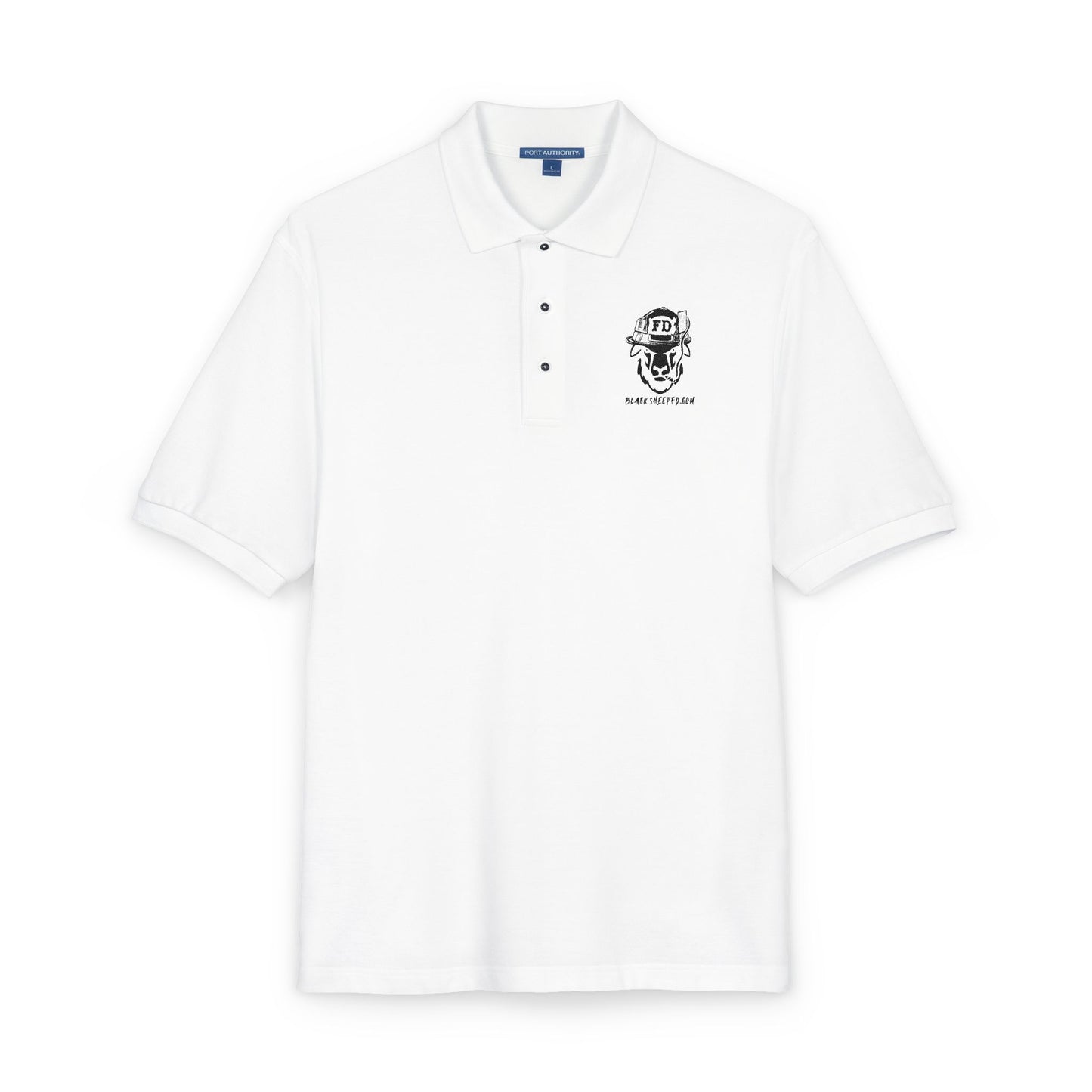 Embroidered Black Sheep Polo Shirt