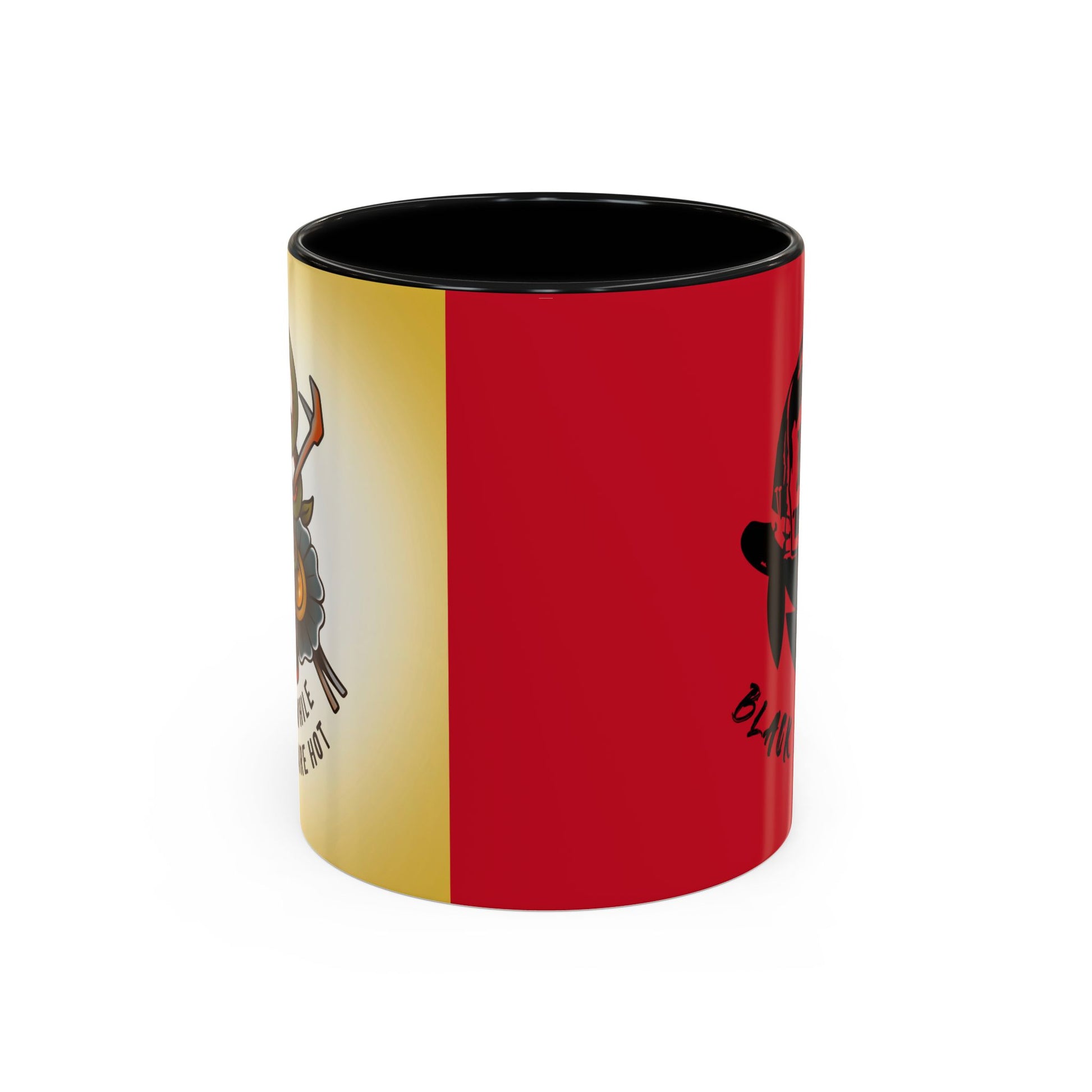 Black Sheep "Strike While The Irons Are Hot" Premo Artwork Coffee Mug (Brown/Black Accents)