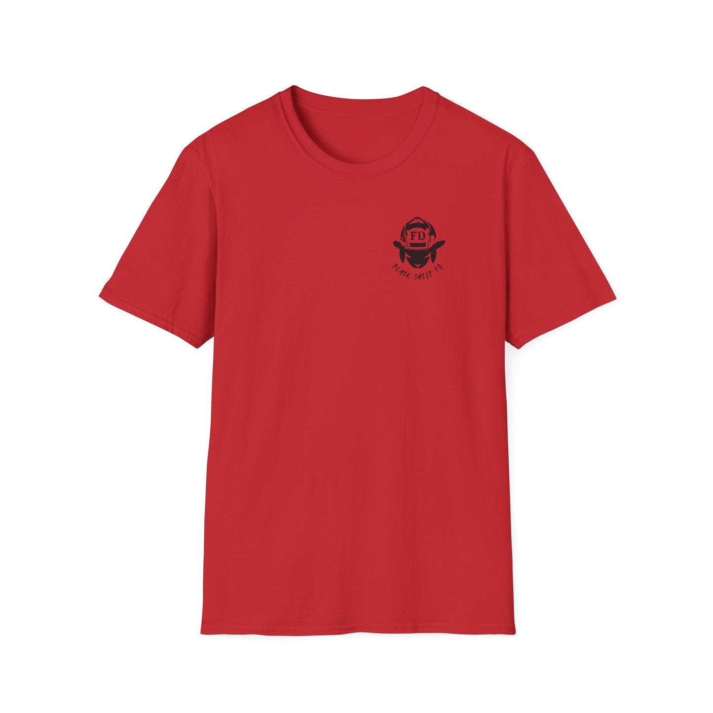 "Inside of Me Are Two Wolves," Firefighter Soft Style Tee Shirt