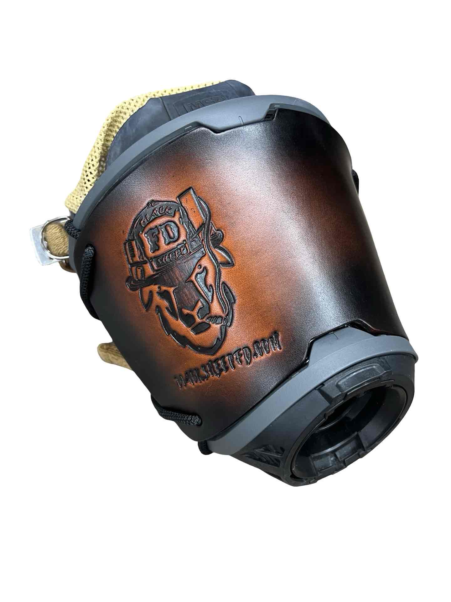 G1 SCBA Lens Shield - Black Sheep FD Brand Stamped