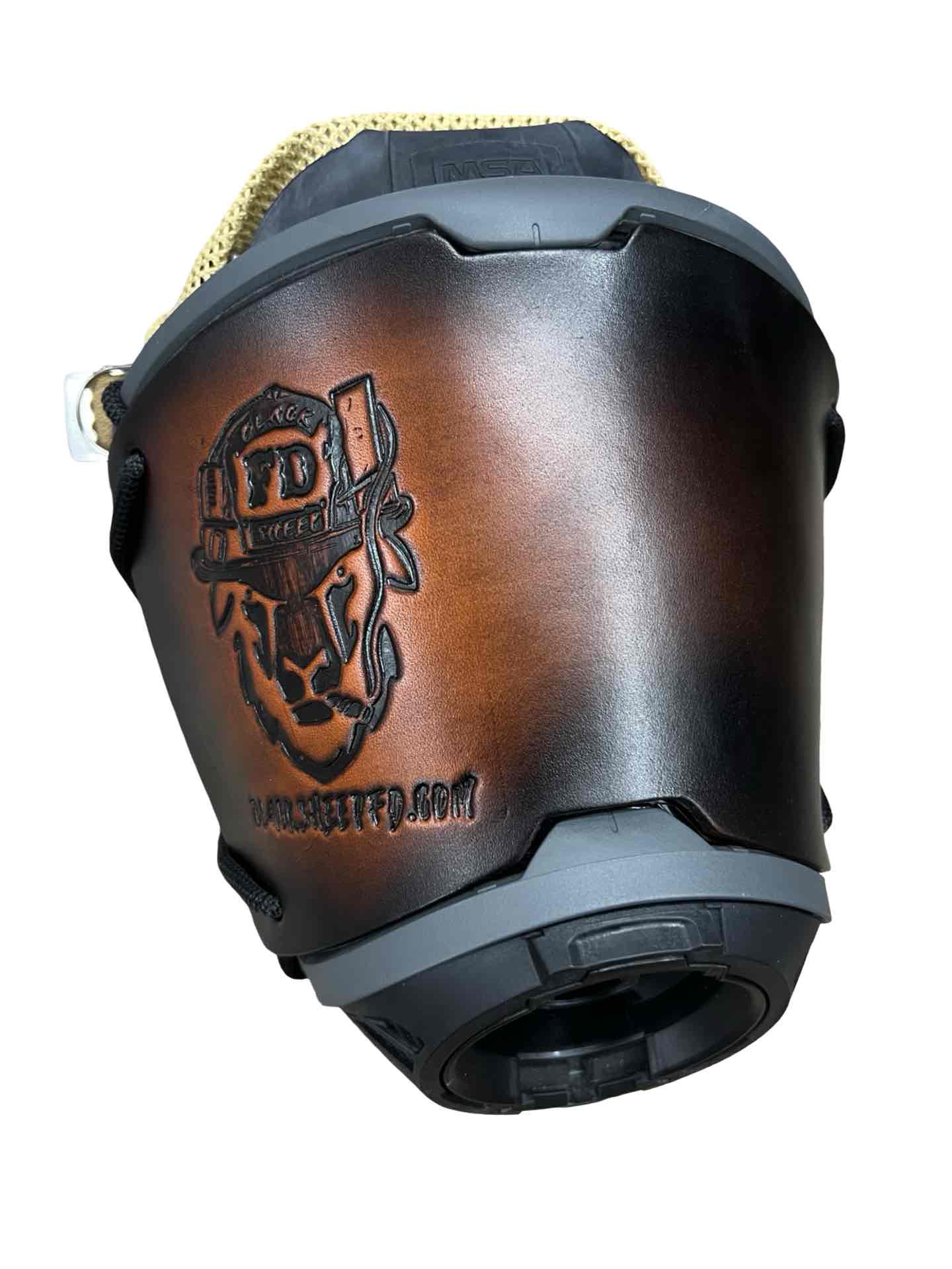G1 SCBA Lens Shield - Black Sheep FD Brand Stamped