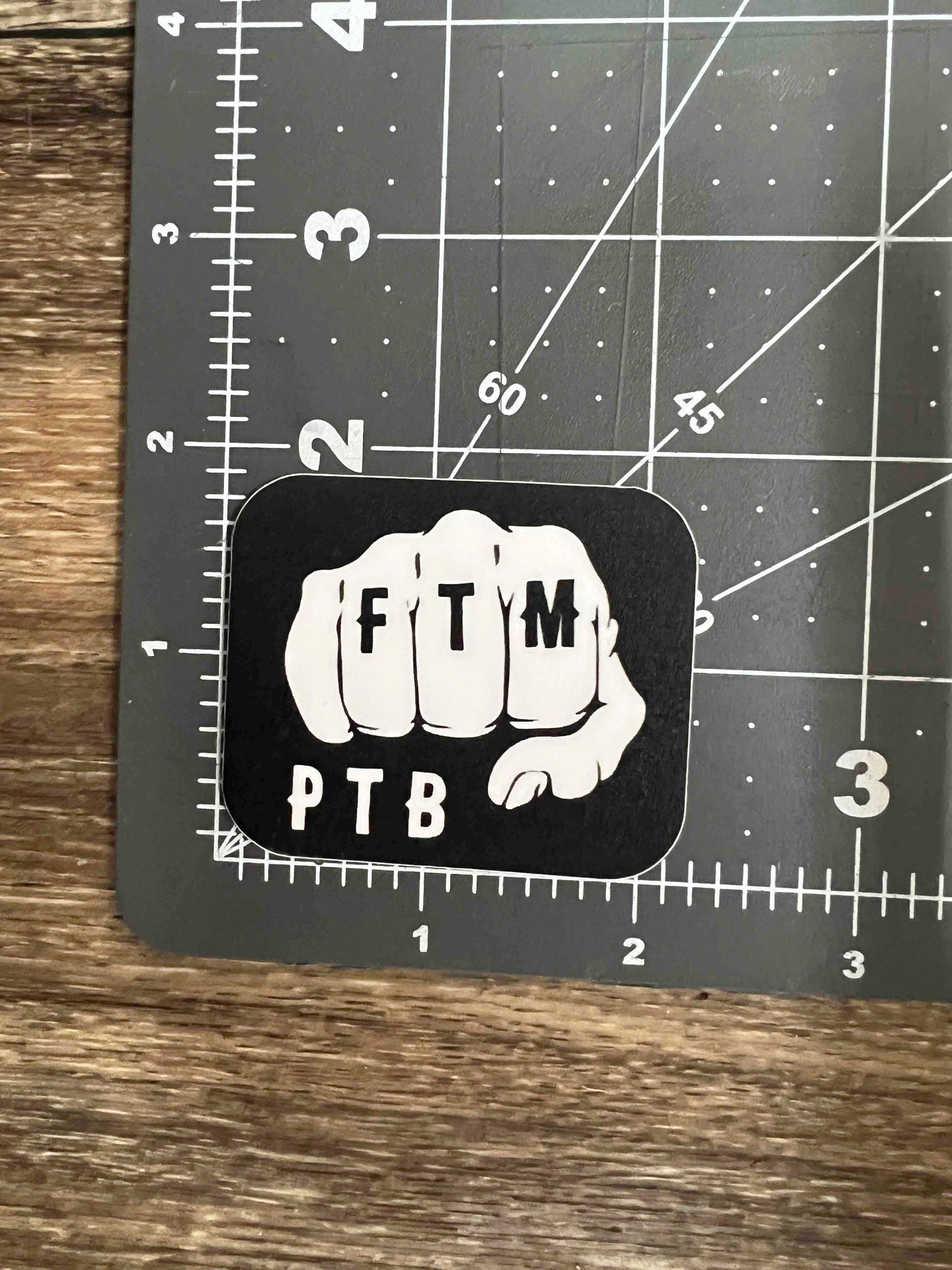 FTM PTB Single Fist Sticker